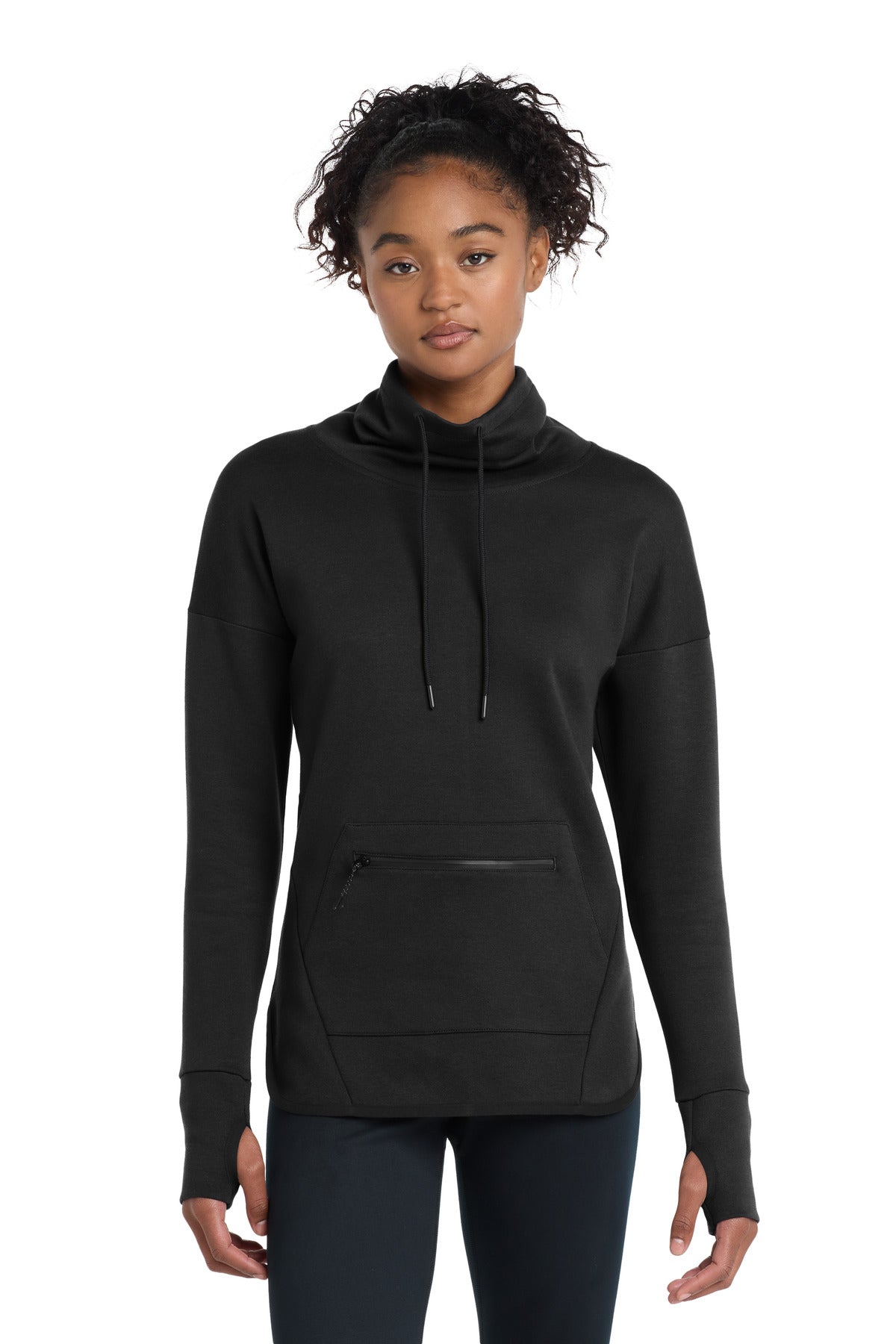 Sport-TekÂ® Women's Triumph Cowl Neck Pullover LST280
