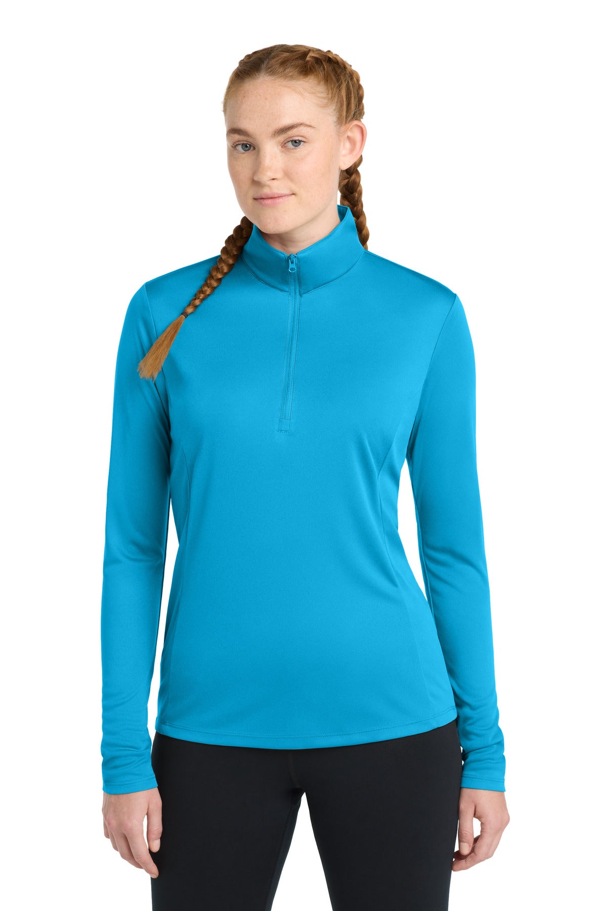 Sport-TekÂ® Women's PosiChargeÂ® Competitorâ„¢ 1/4-Zip Pullover. LST357