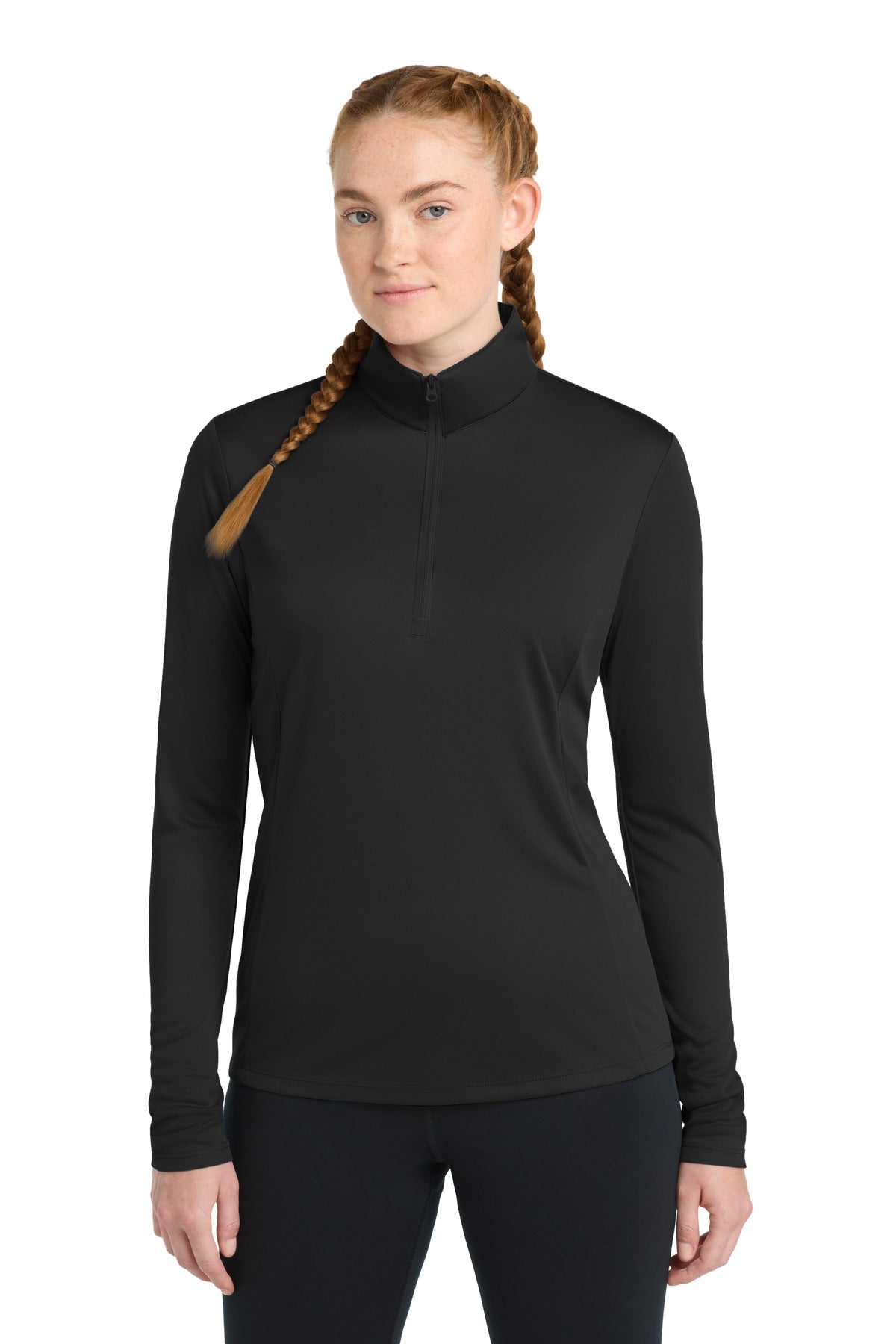 Sport-TekÂ® Women's PosiChargeÂ® Competitorâ„¢ 1/4-Zip Pullover. LST357