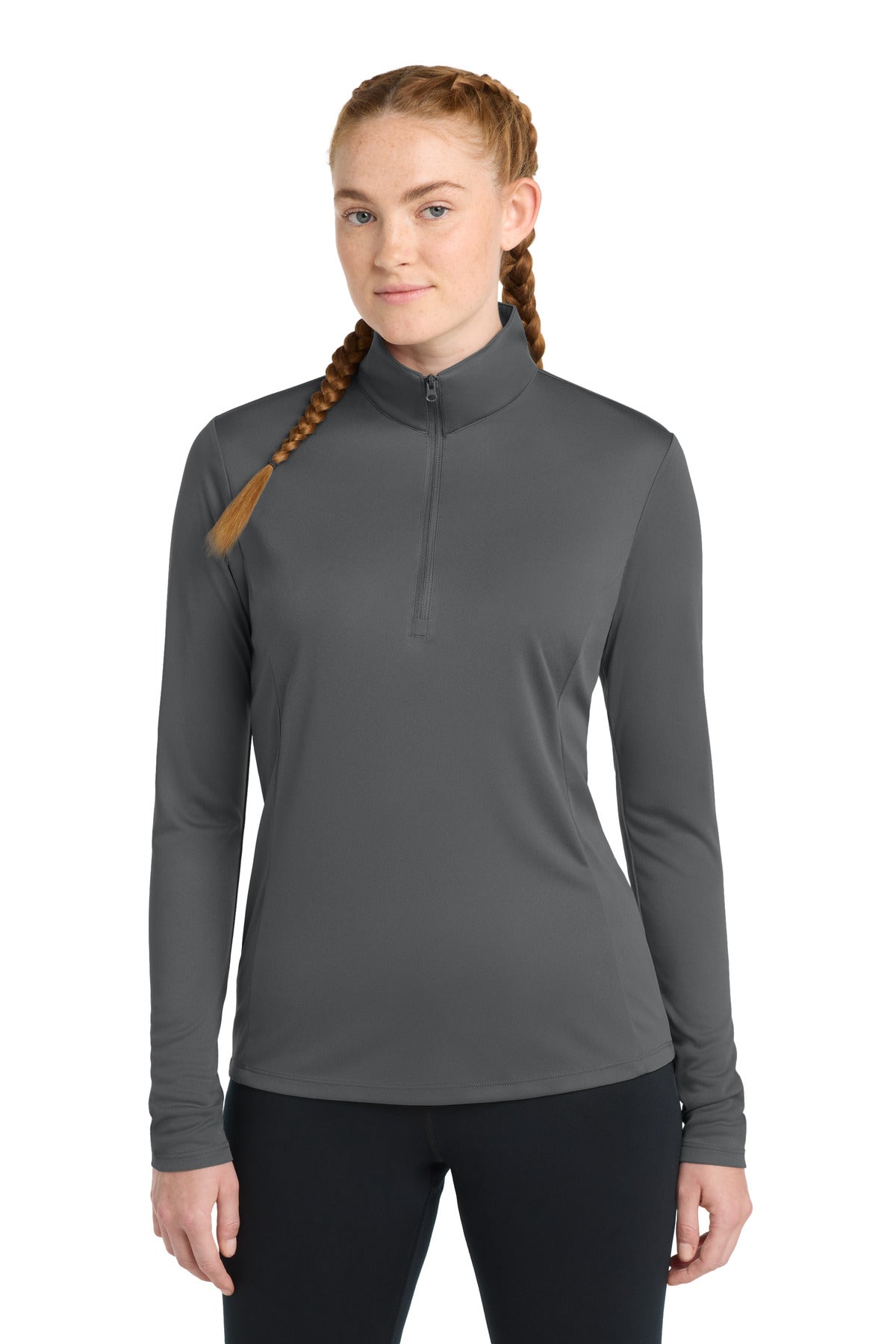 Sport-TekÂ® Women's PosiChargeÂ® Competitorâ„¢ 1/4-Zip Pullover. LST357