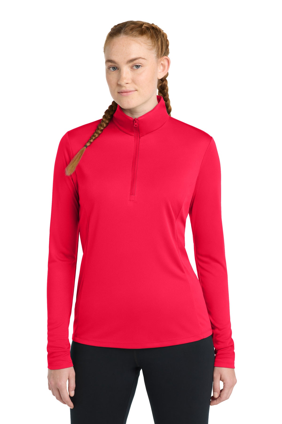 Sport-TekÂ® Women's PosiChargeÂ® Competitorâ„¢ 1/4-Zip Pullover. LST357