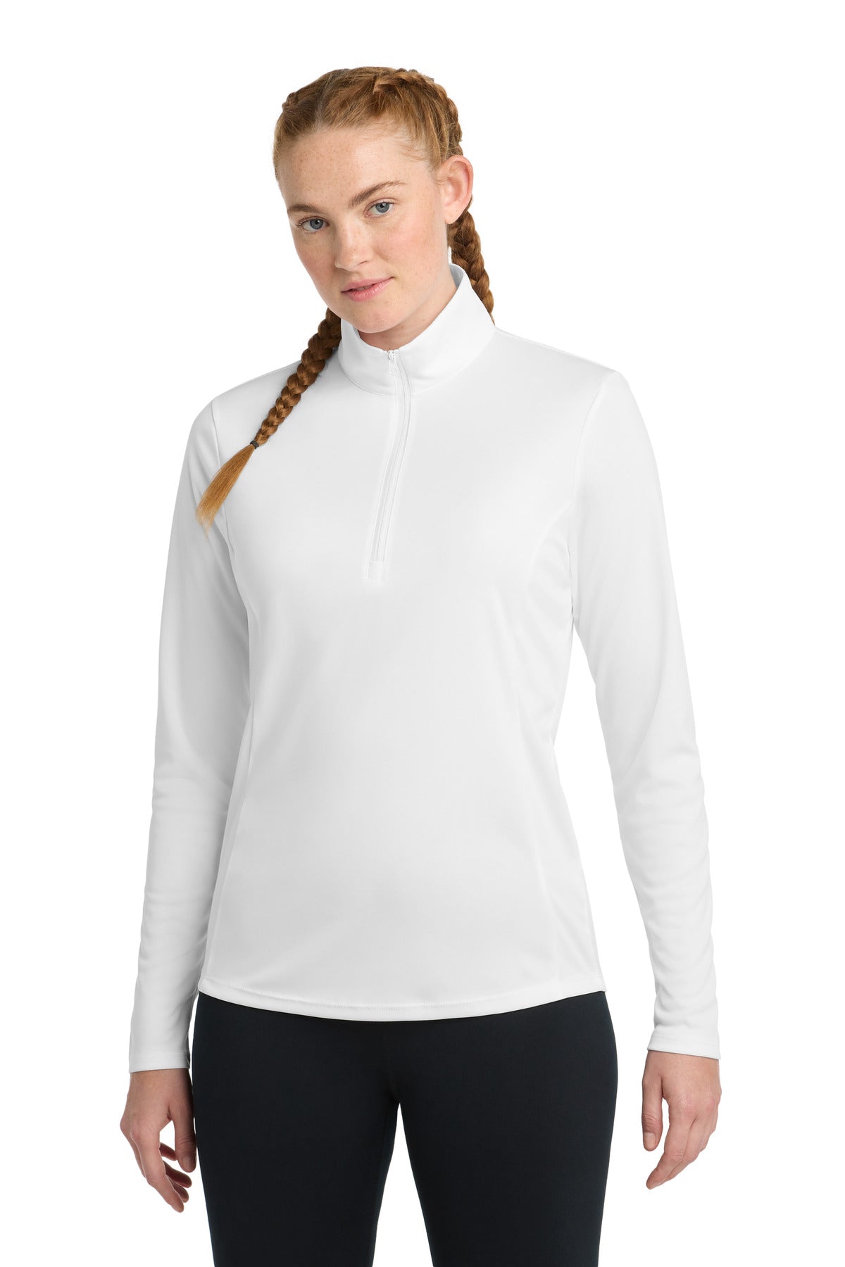 Sport-TekÂ® Women's PosiChargeÂ® Competitorâ„¢ 1/4-Zip Pullover. LST357
