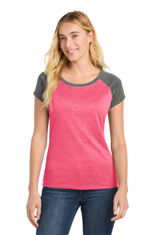 Sport-Tek Â® Women's Heather-On-Heather Contender â„¢ Scoop Neck Tee. LST362