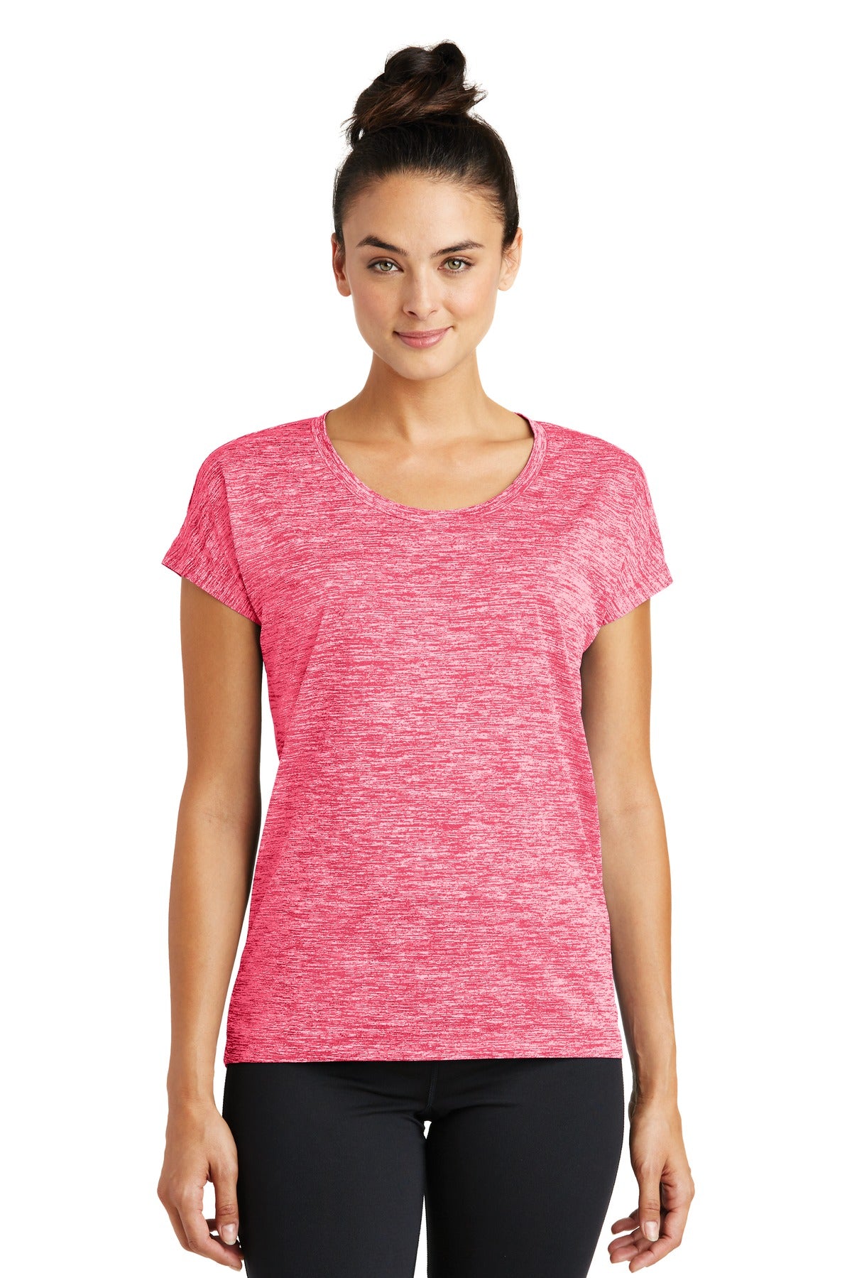 Sport-Tek? Women's PosiCharge? Electric Heather Sporty Tee. LST390