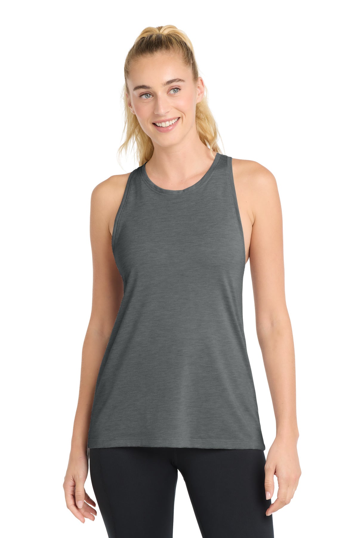 Sport-Tek Â® Women's PosiCharge Â® Tri-Blend Wicking Tank. LST402