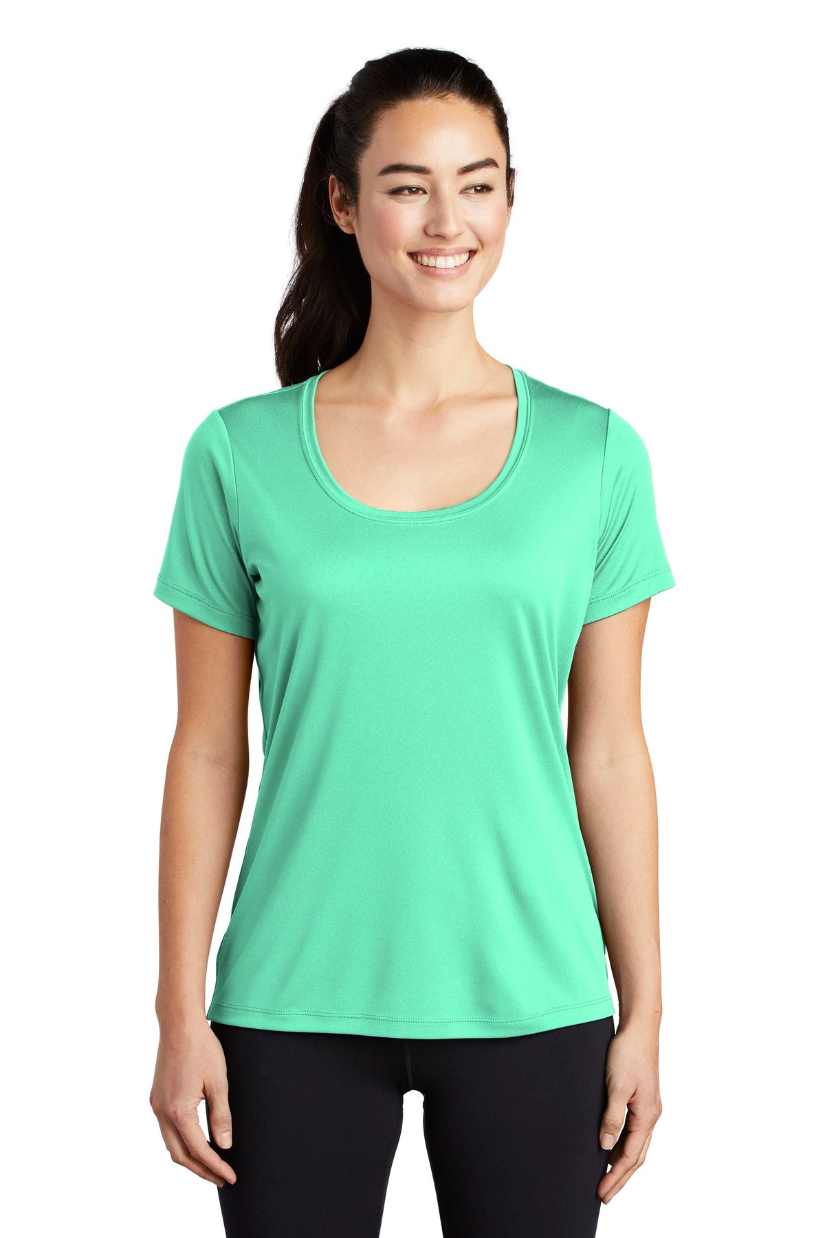 Sport-Tek ? Women's Posi-UV? Pro Scoop Neck Tee. LST420