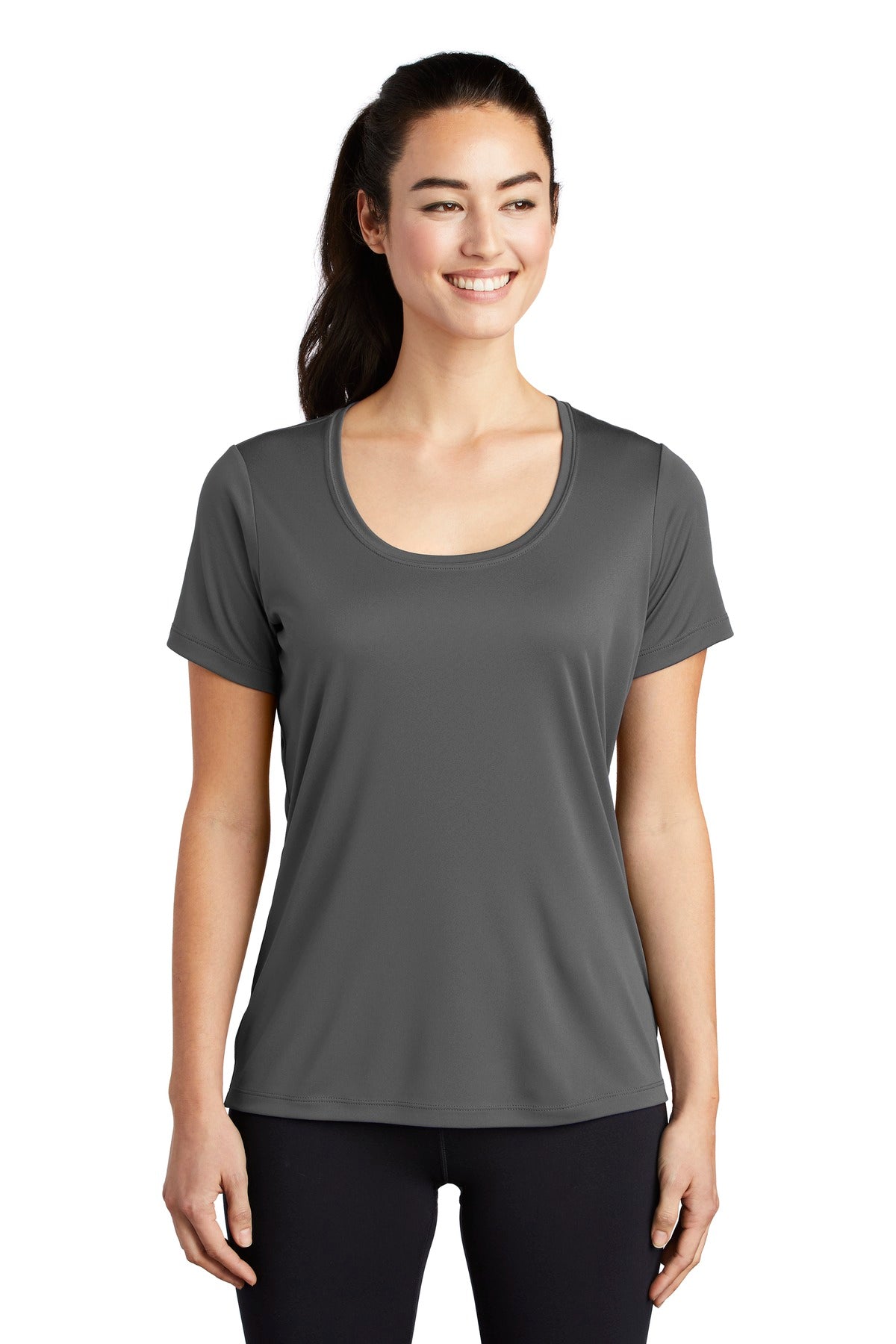 Sport-Tek ? Women's Posi-UV? Pro Scoop Neck Tee. LST420