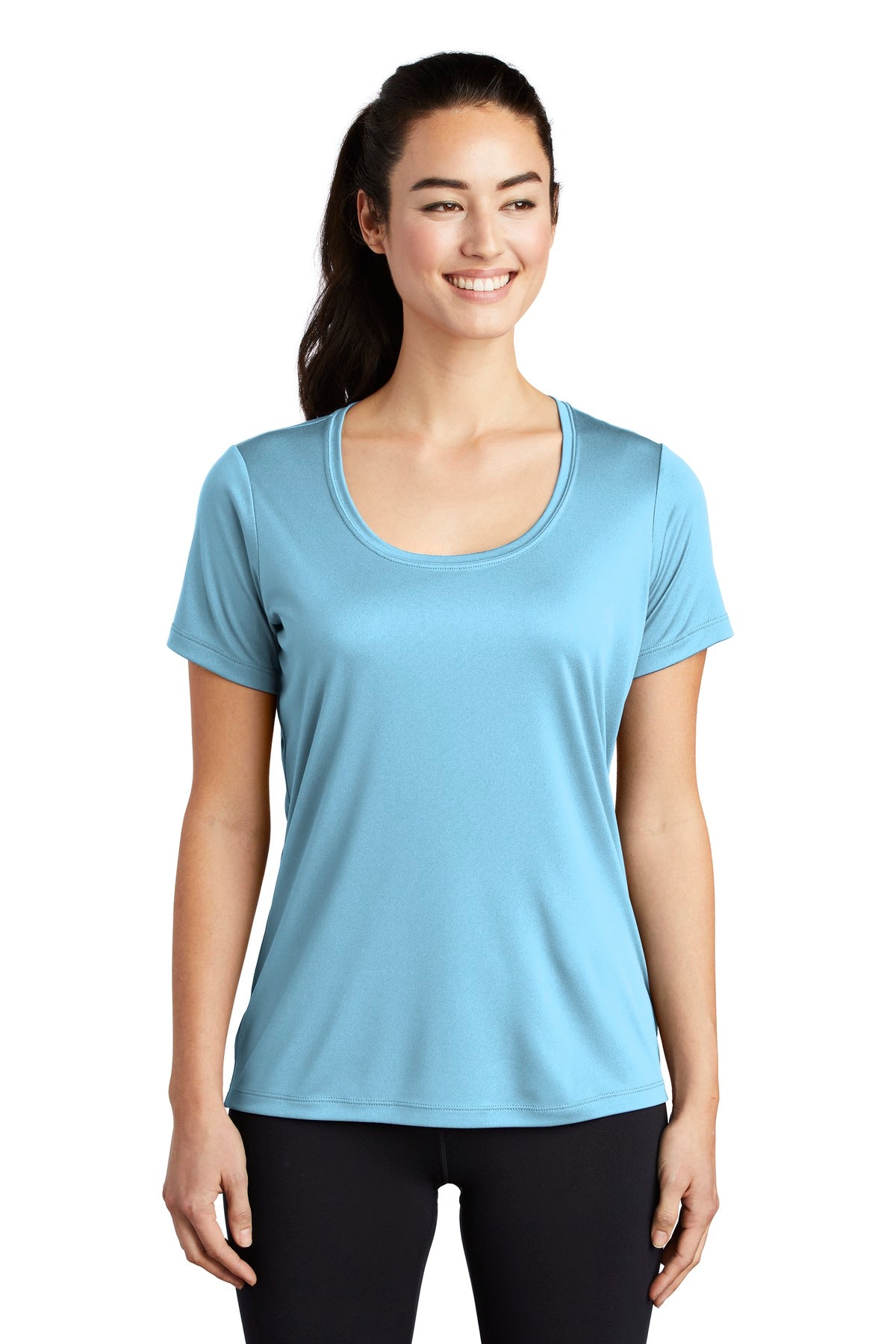 Sport-Tek ? Women's Posi-UV? Pro Scoop Neck Tee. LST420