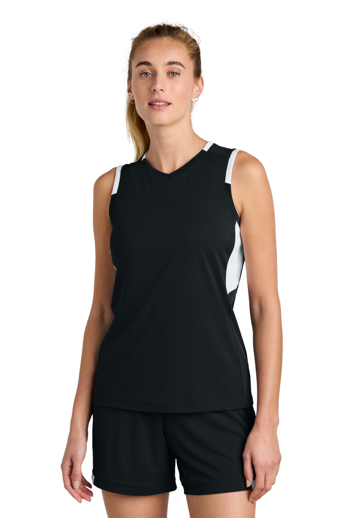 Sport-TekÂ® Women's Club Sleeveless V-Neck LST441