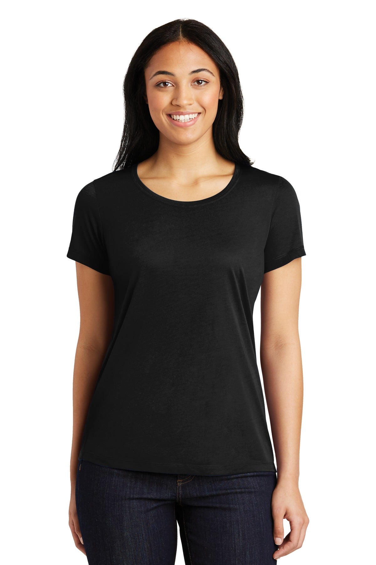 Sport-Tek? Women's PosiCharge? Competitor? Cotton Touch? Scoop Neck Tee. LST450