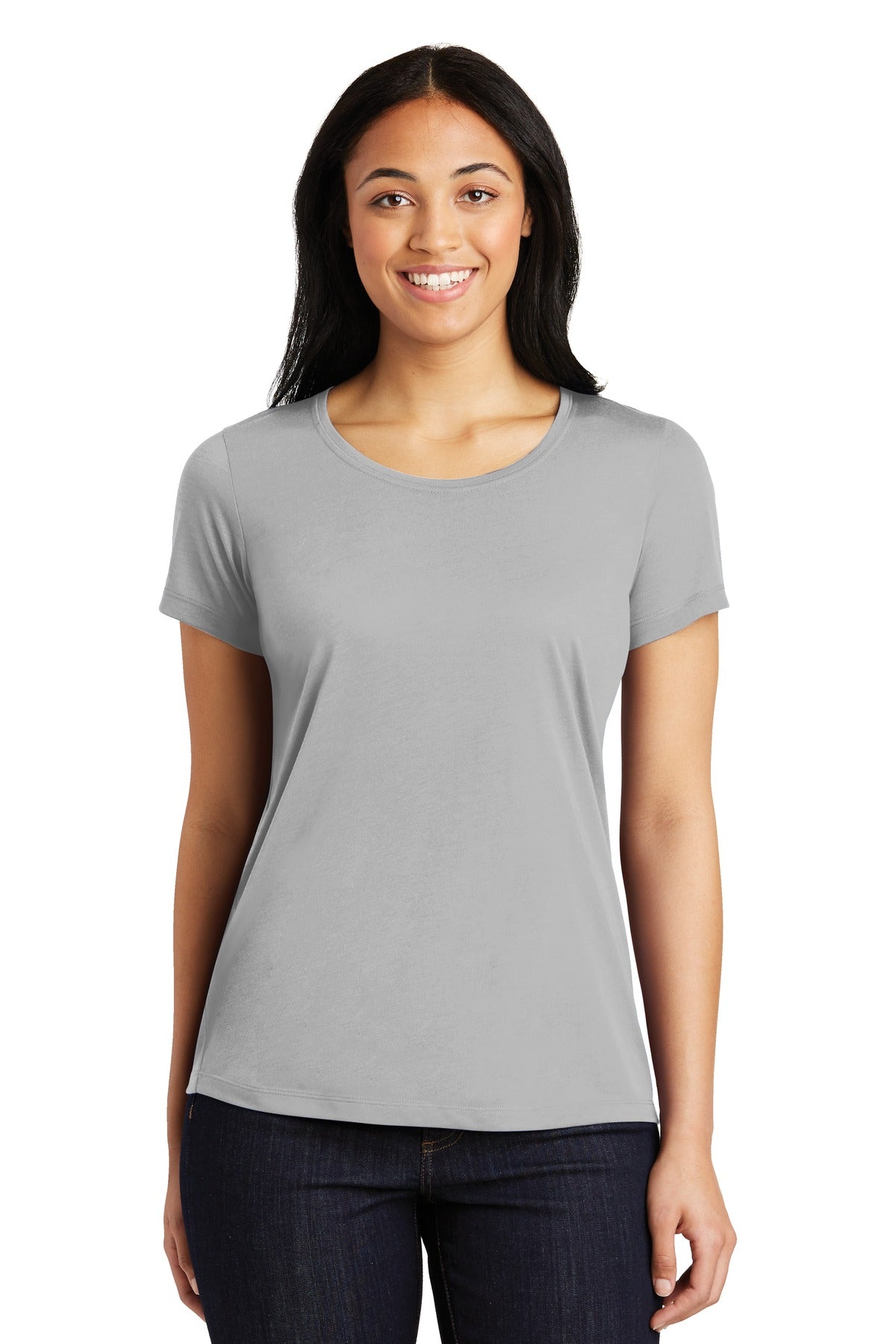 Sport-Tek? Women's PosiCharge? Competitor? Cotton Touch? Scoop Neck Tee. LST450