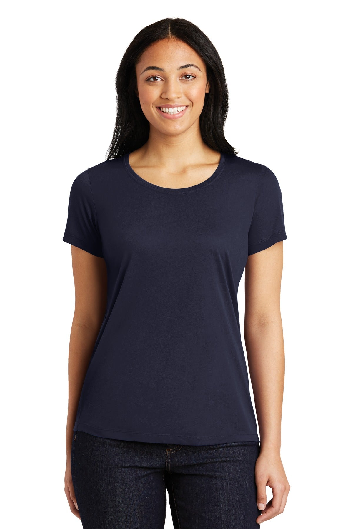 Sport-Tek? Women's PosiCharge? Competitor? Cotton Touch? Scoop Neck Tee. LST450