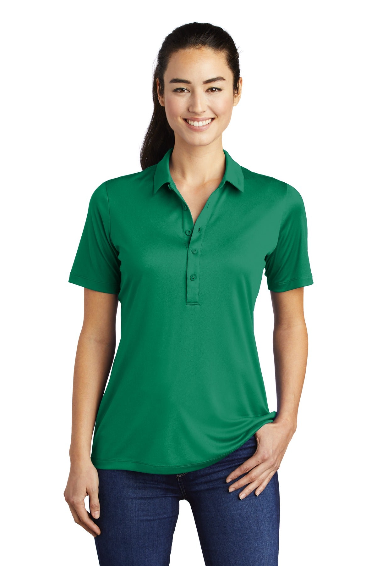 Sport-Tek? Women's Posi-UV ? Pro Polo.  LST520