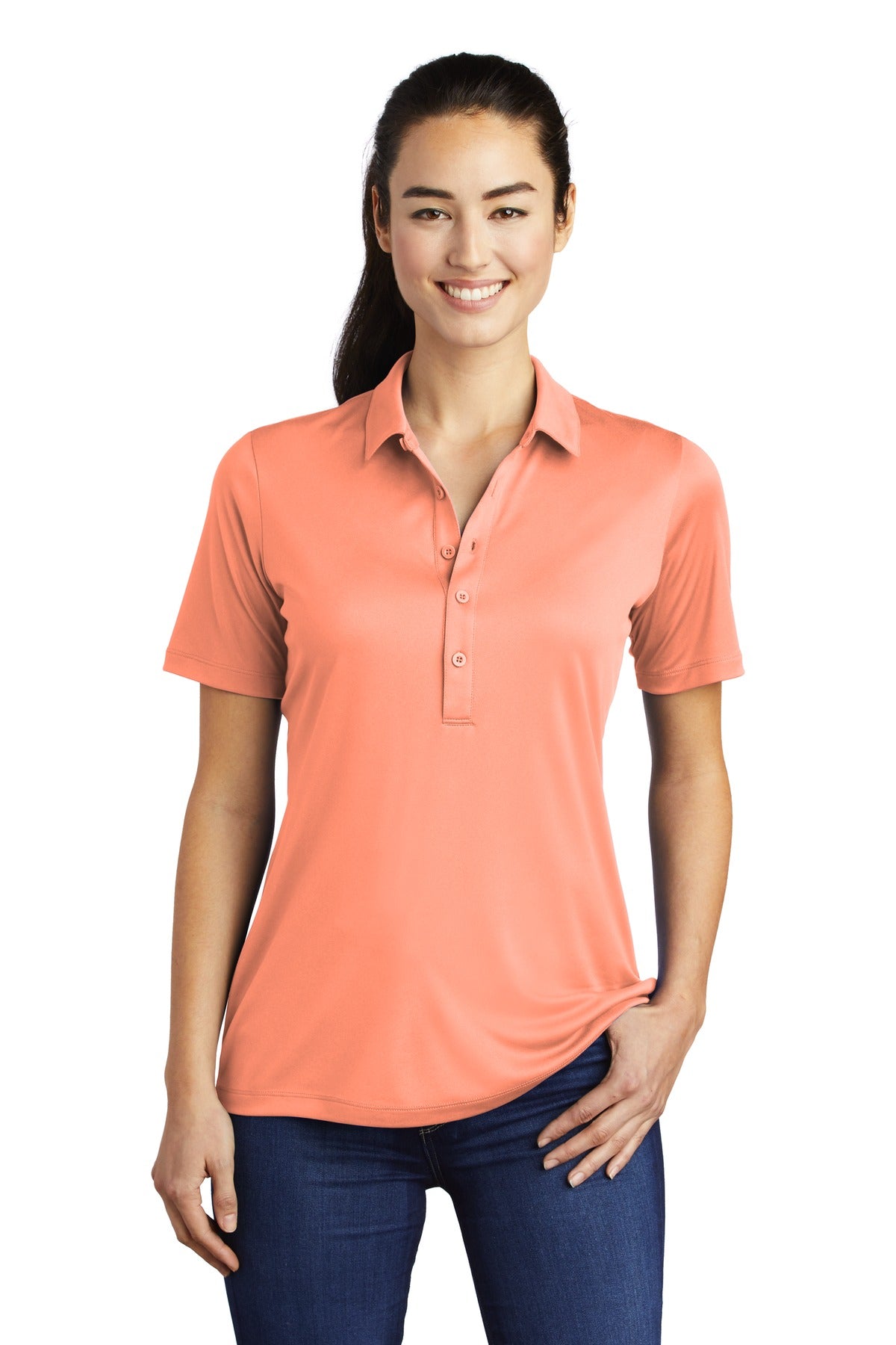 Sport-Tek? Women's Posi-UV ? Pro Polo.  LST520