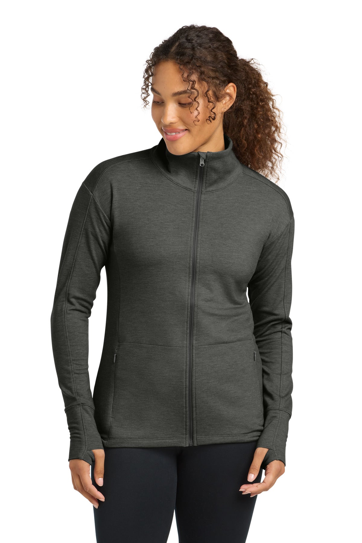 Sport-TekÂ® Women's Sport-WickÂ® Flex Fleece Full-Zip. LST560