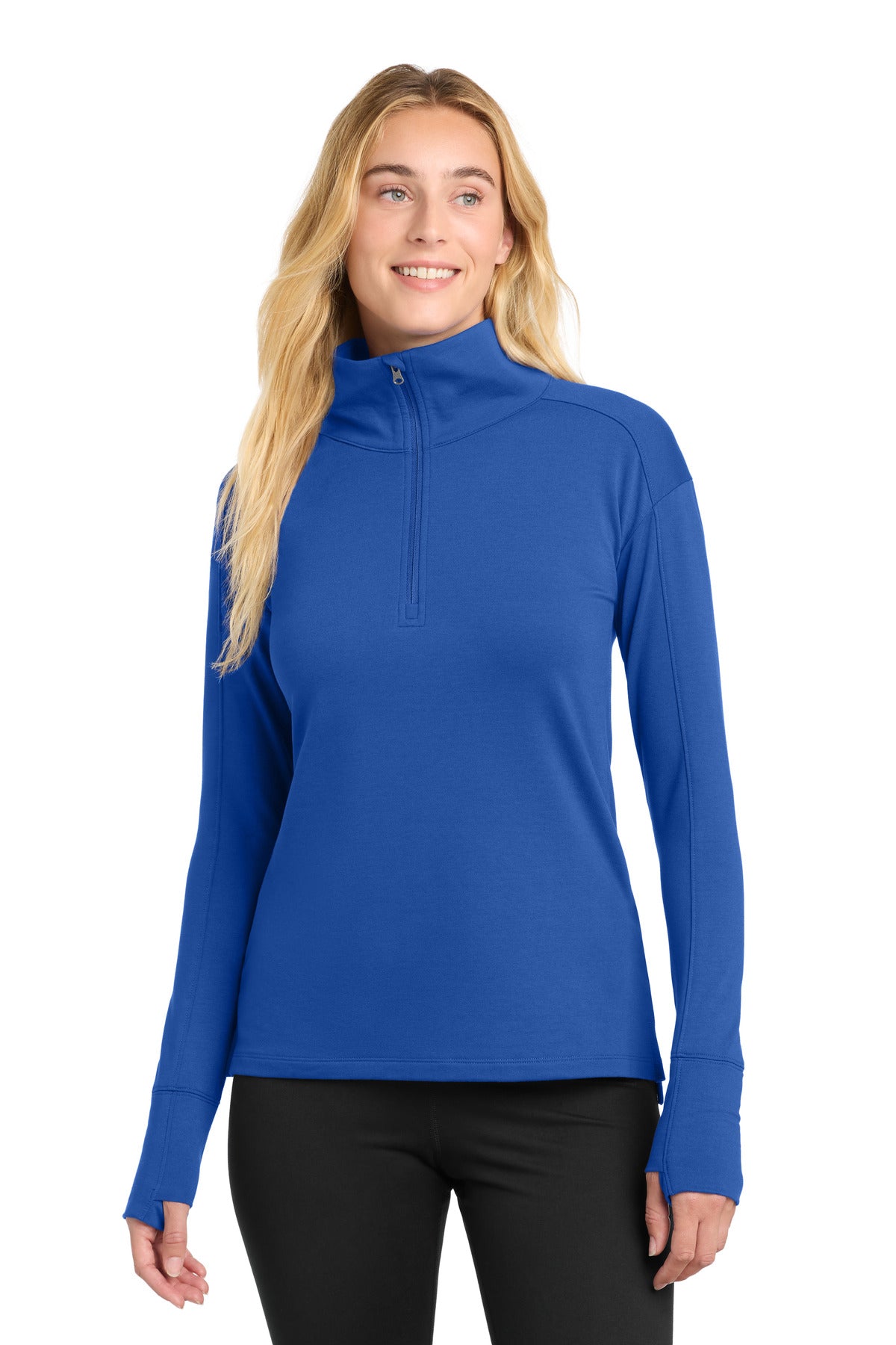 Sport-TekÂ® Women's Sport-WickÂ® Flex Fleece 1/4-Zip. LST561