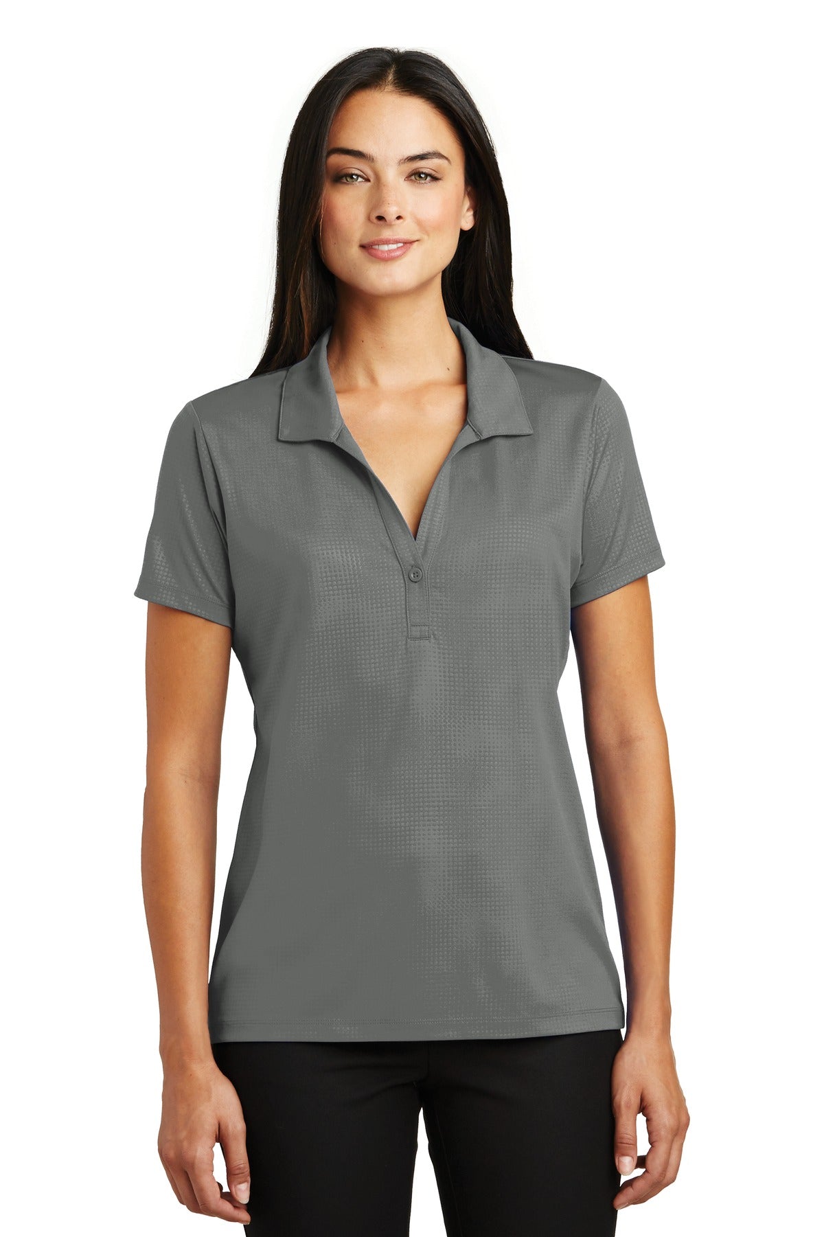 Sport-Tek? Women's Embossed PosiCharge? Tough Polo?. LST630