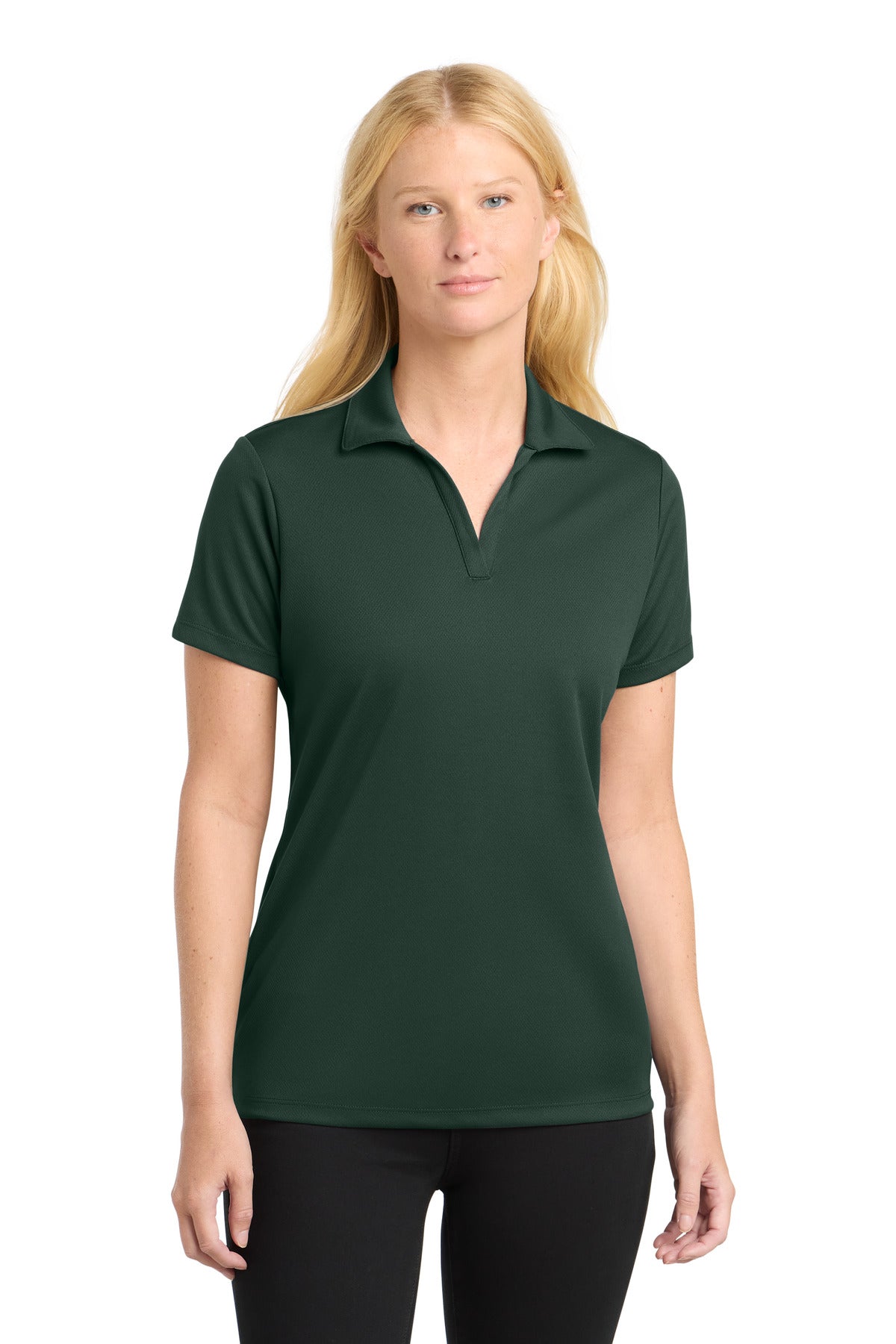 Sport-TekÂ® Women's PosiChargeÂ® RacerMeshÂ® Polo. LST640