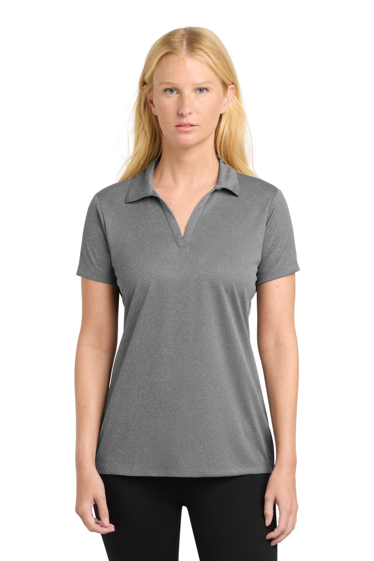 Sport-TekÂ® Women's PosiChargeÂ® RacerMeshÂ® Polo. LST640