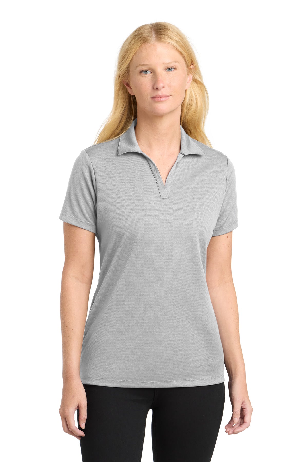 Sport-TekÂ® Women's PosiChargeÂ® RacerMeshÂ® Polo. LST640