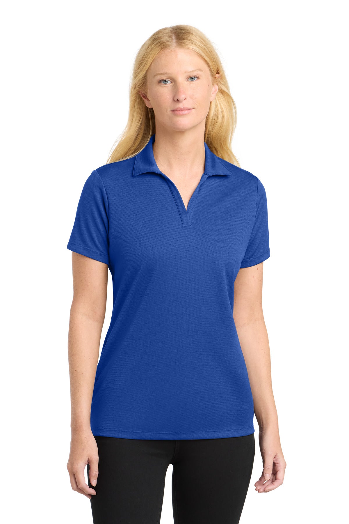 Sport-TekÂ® Women's PosiChargeÂ® RacerMeshÂ® Polo. LST640