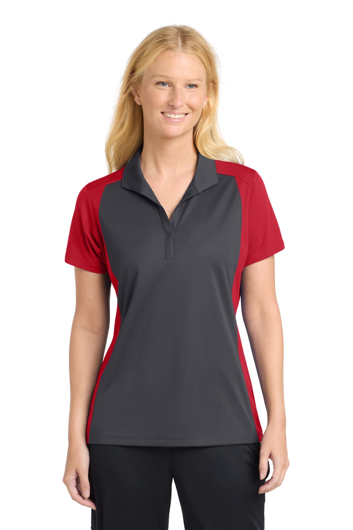 Sport-Tek?? Women's Colorblock Micropique Sport-Wick?? Polo. LST652