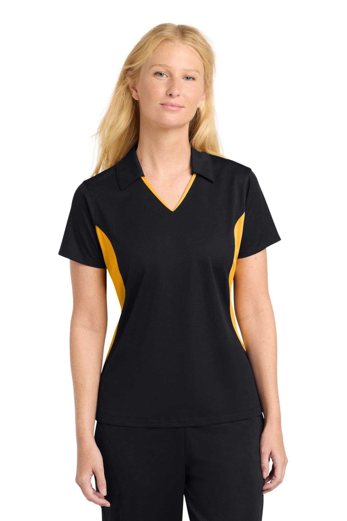 Sport-TekÂ® Women's Side Blocked Micropique Sport-WickÂ® Polo. LST655