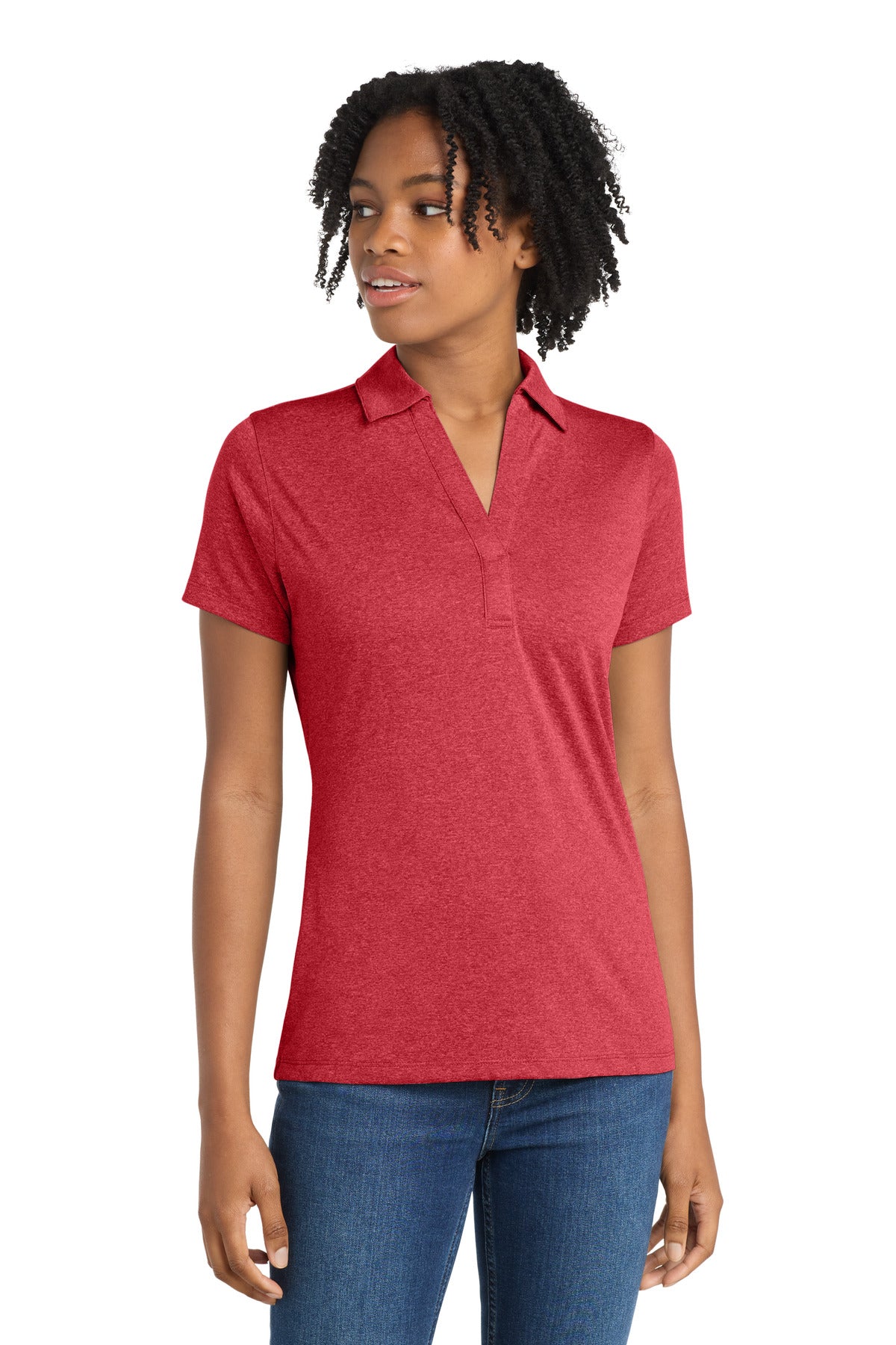 Sport-Tek?? Women's Heather ContenderŸ?? Polo. LST660