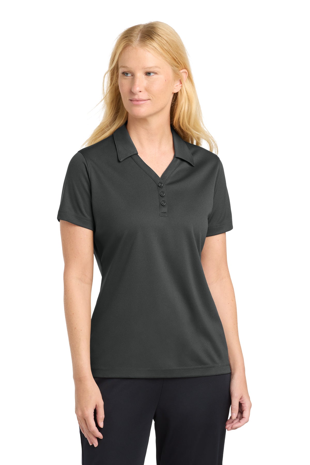 Sport-TekÂ® Women's PosiChargeÂ® Micro-Mesh Polo. LST680