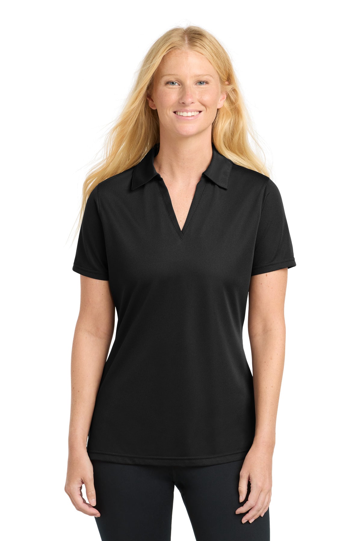 Sport-TekÂ® Women's PosiChargeÂ® Active Textured Polo. LST690