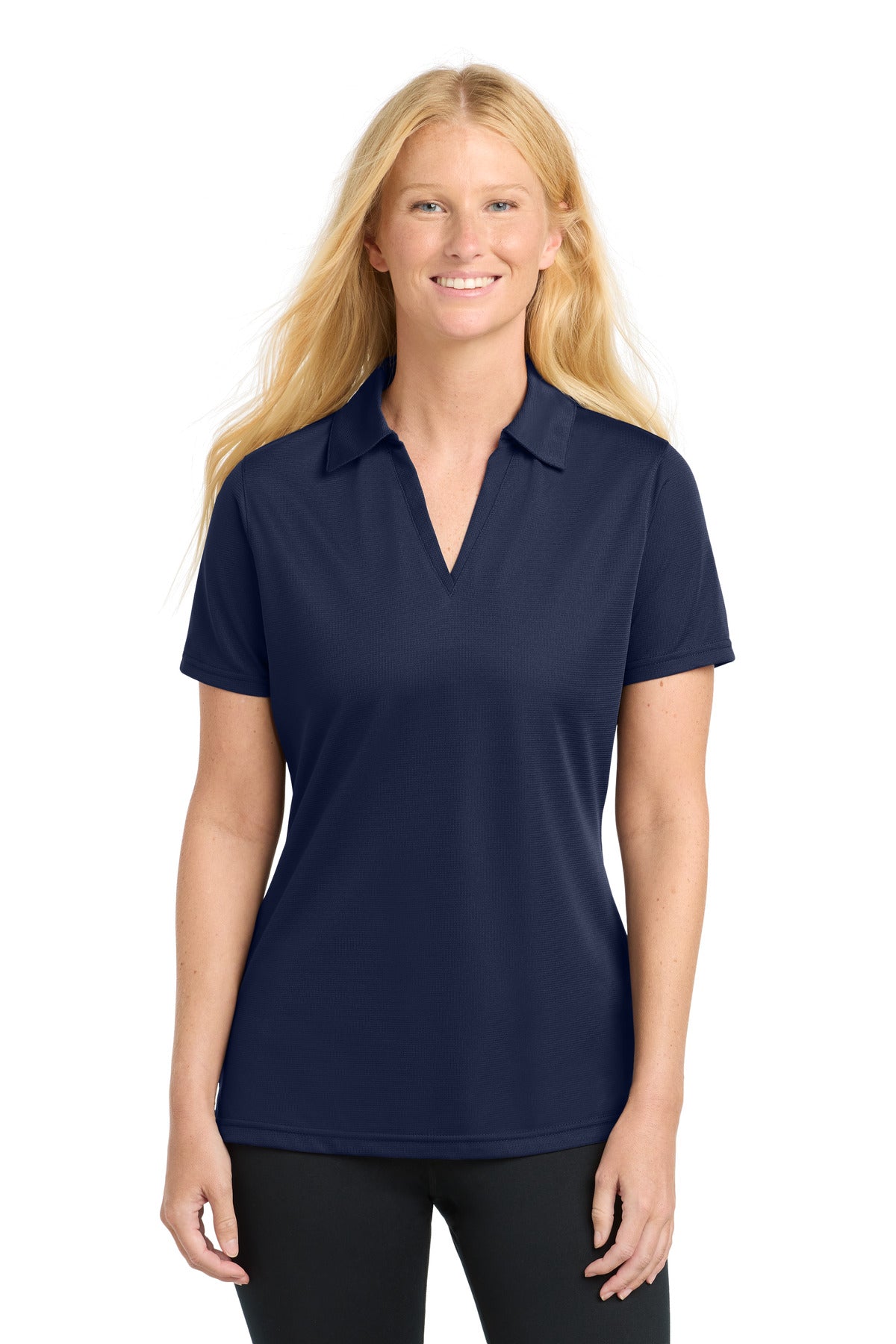 Sport-TekÂ® Women's PosiChargeÂ® Active Textured Polo. LST690