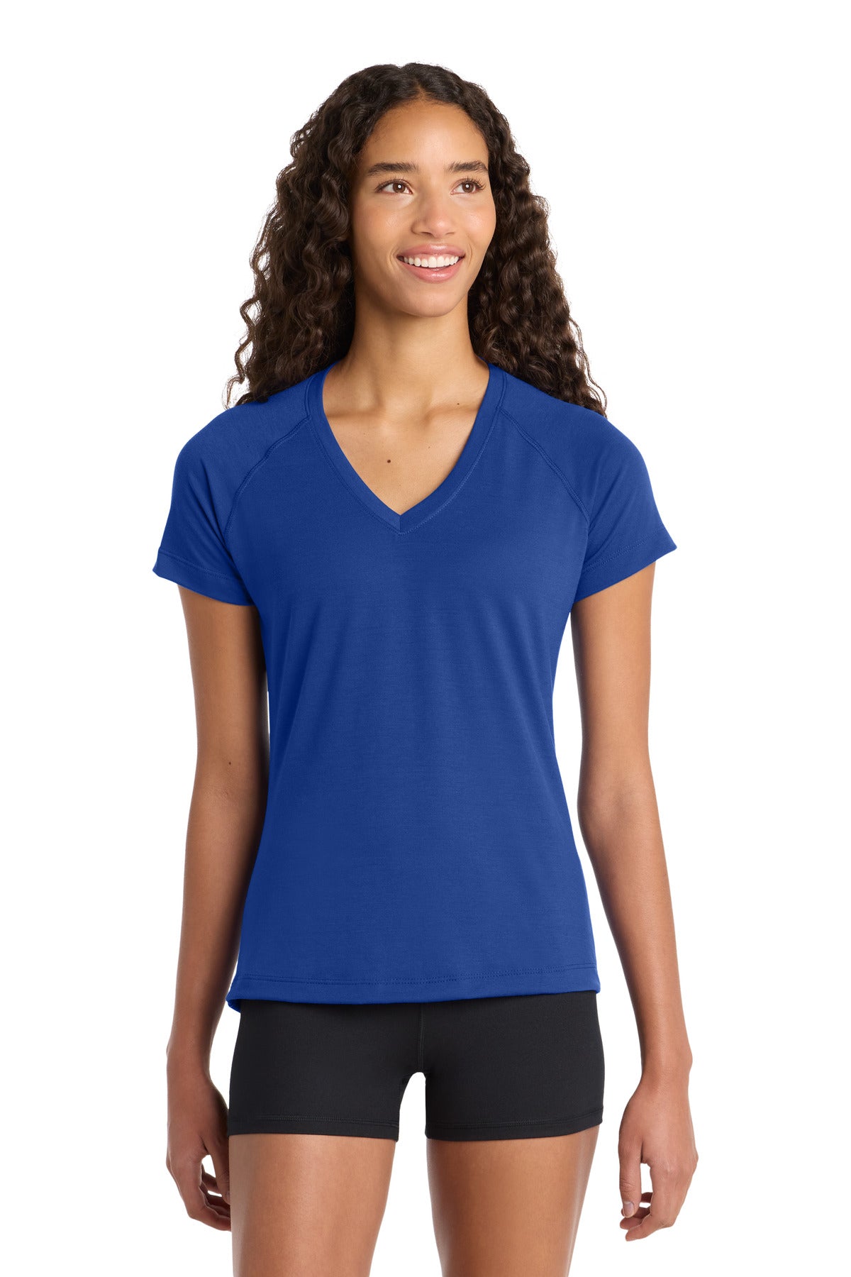 Sport-TekÂ® Women's Ultimate Performance V-Neck. LST700
