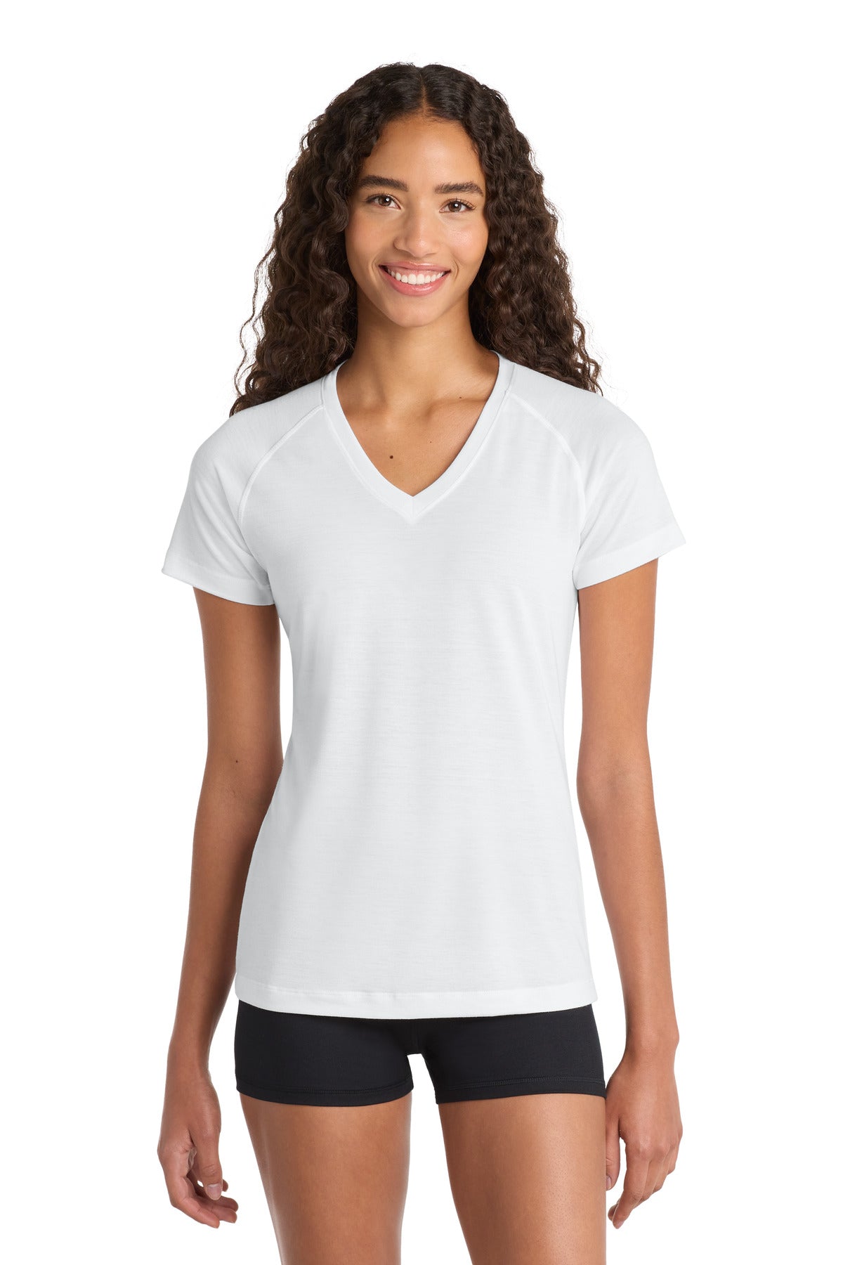 Sport-TekÂ® Women's Ultimate Performance V-Neck. LST700