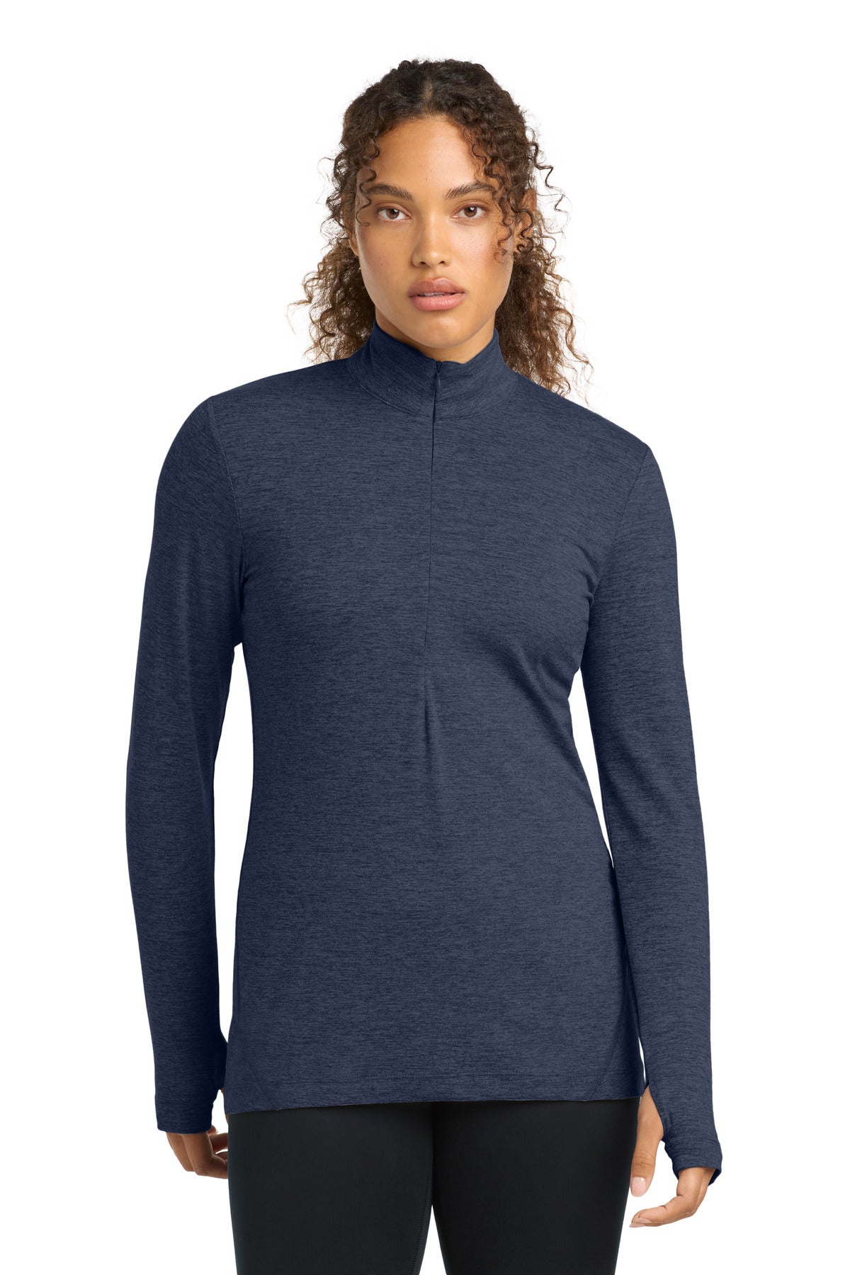 Sport-TekÂ® Women's Exchange 1.5 Long Sleeve 1/2-Zip LST711