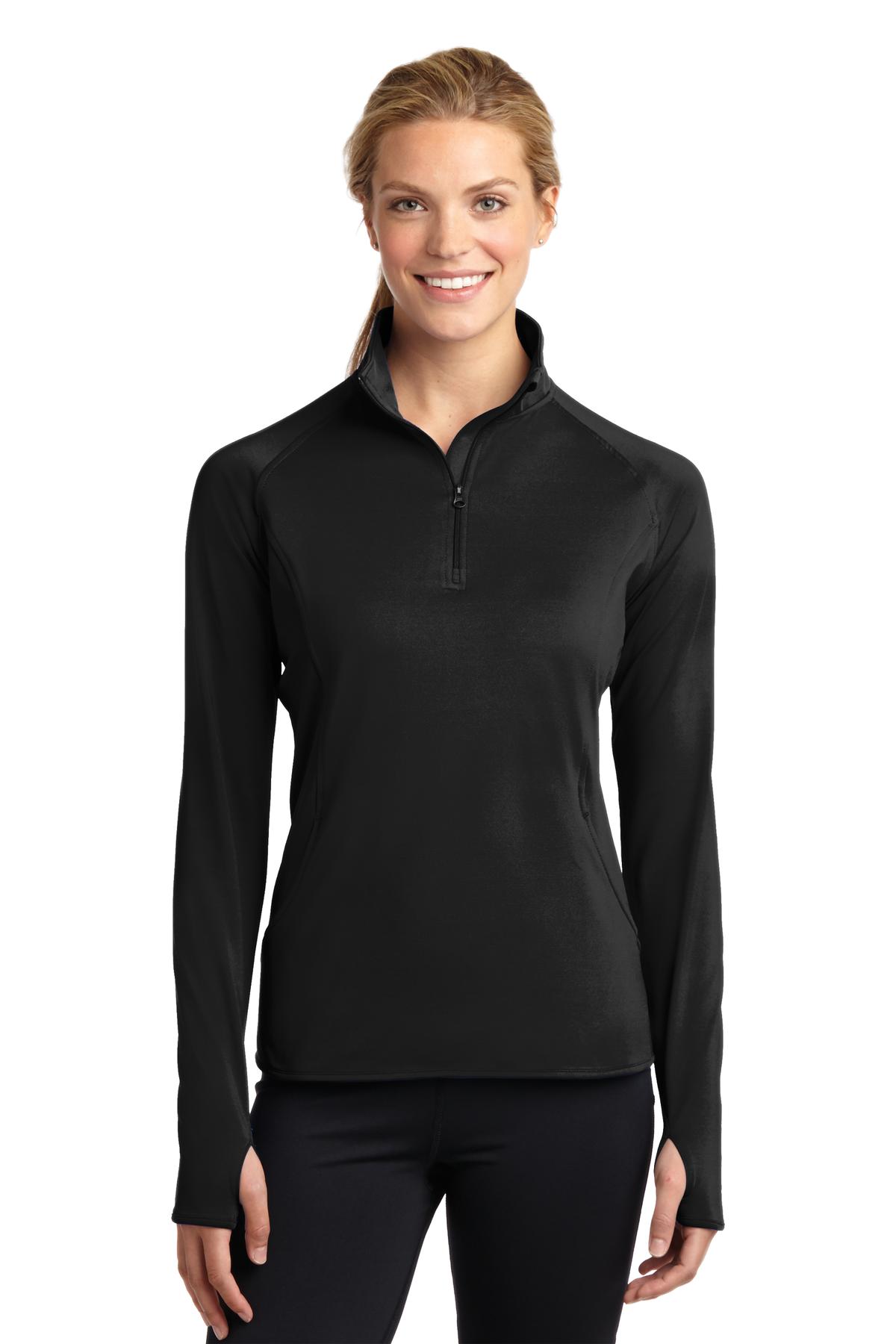 Sport-TekÂ® Women's Sport-WickÂ® Stretch 1/4-Zip Pullover. LST850