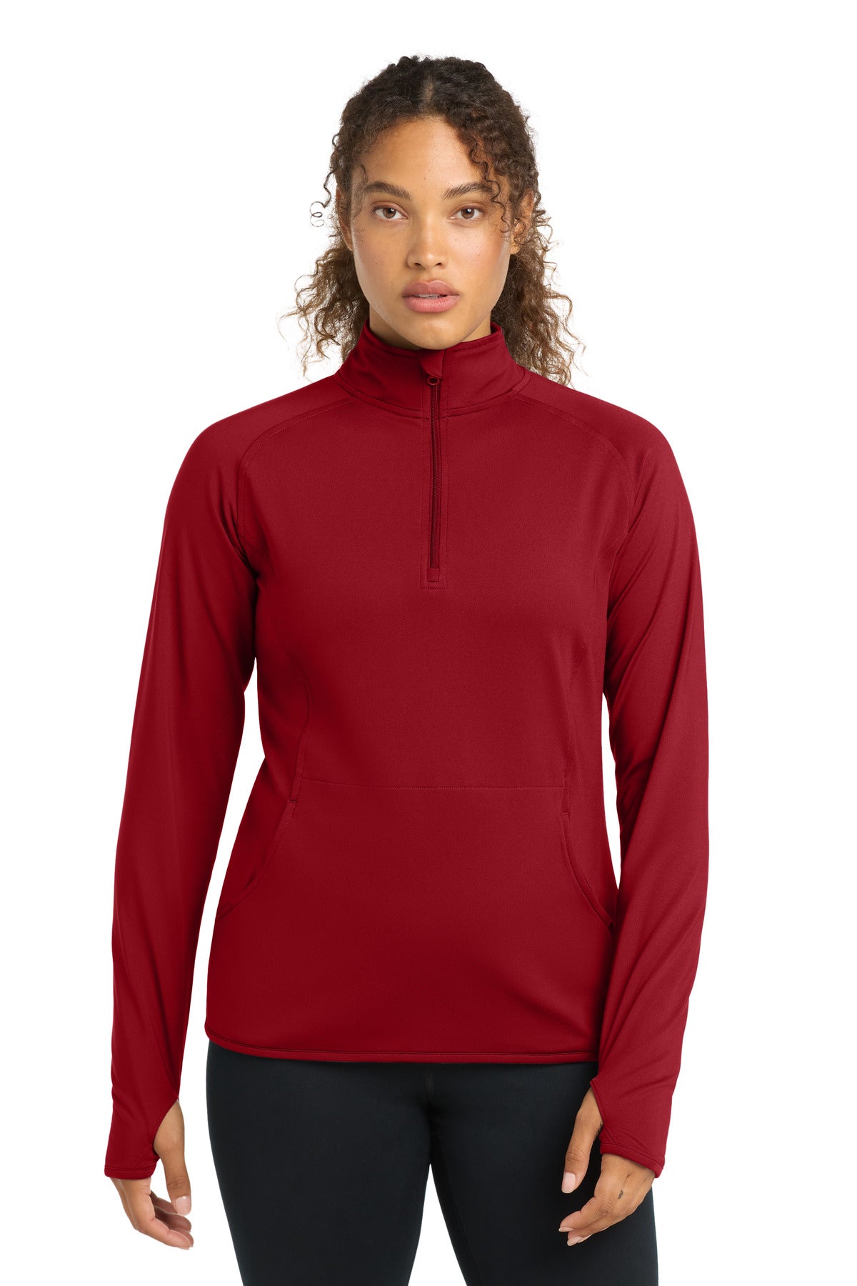 Sport-Tek?? Women's Sport-Wick?? Stretch 1/4-Zip Pullover. LST850