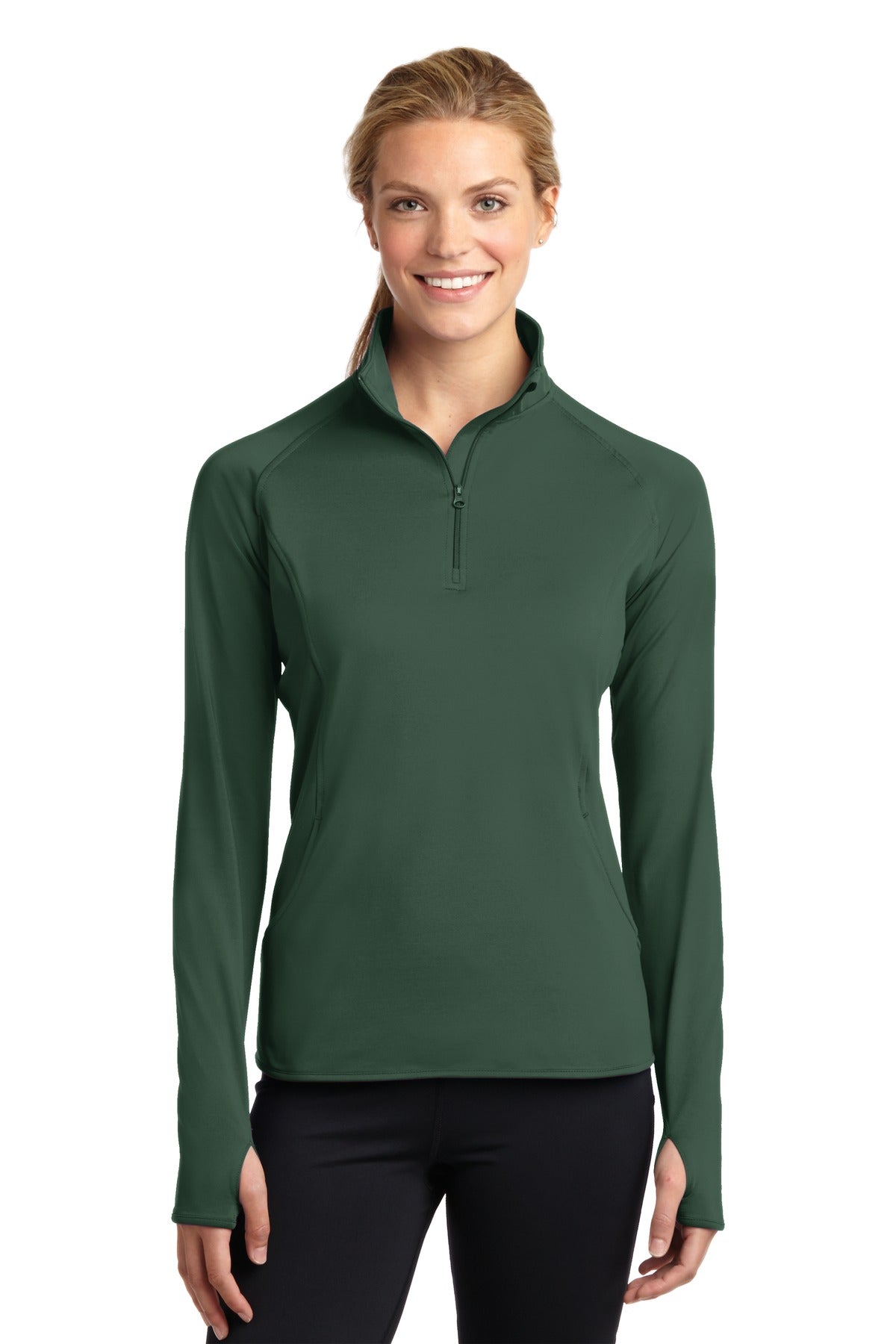 Sport-TekÂ® Women's Sport-WickÂ® Stretch 1/4-Zip Pullover. LST850