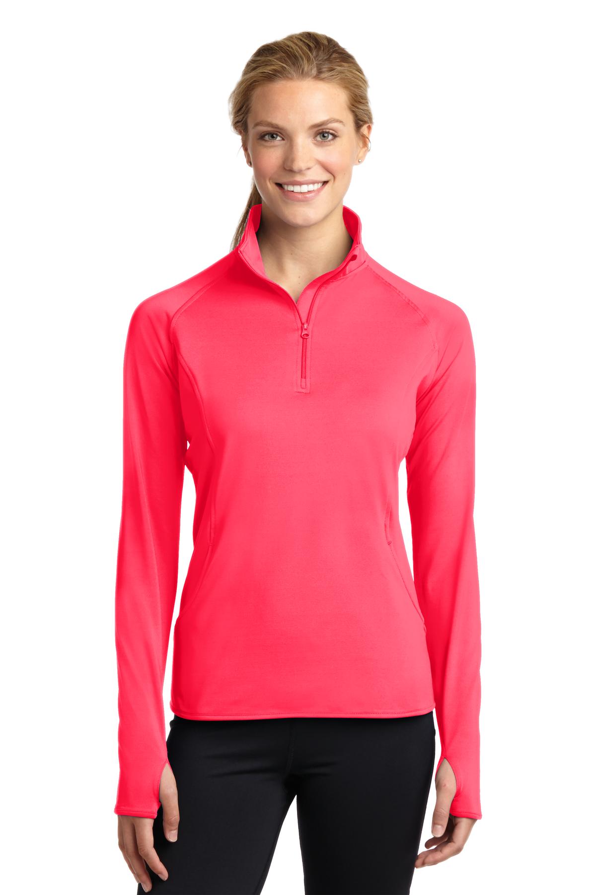 Sport-TekÂ® Women's Sport-WickÂ® Stretch 1/4-Zip Pullover. LST850
