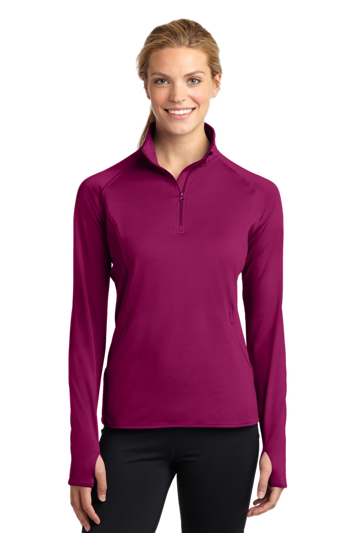 Sport-TekÂ® Women's Sport-WickÂ® Stretch 1/4-Zip Pullover. LST850