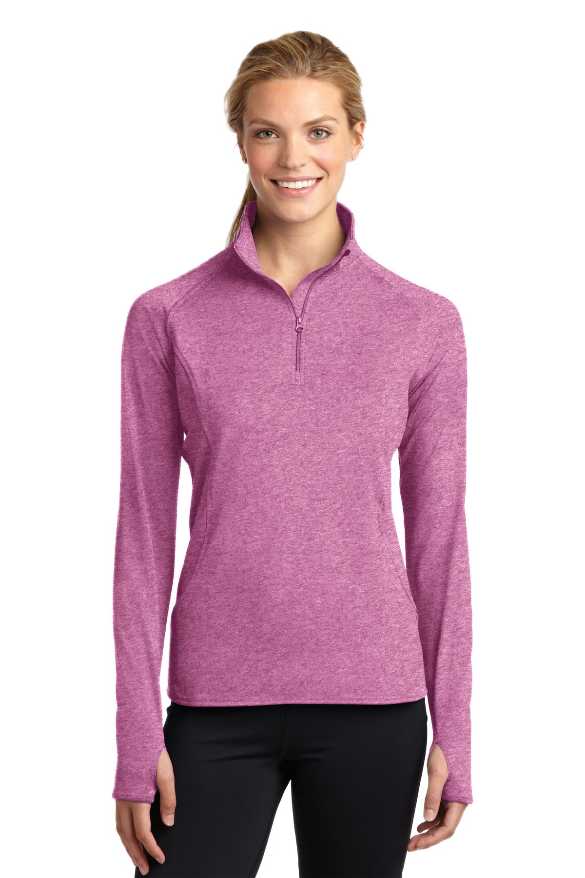 Sport-TekÂ® Women's Sport-WickÂ® Stretch 1/4-Zip Pullover. LST850