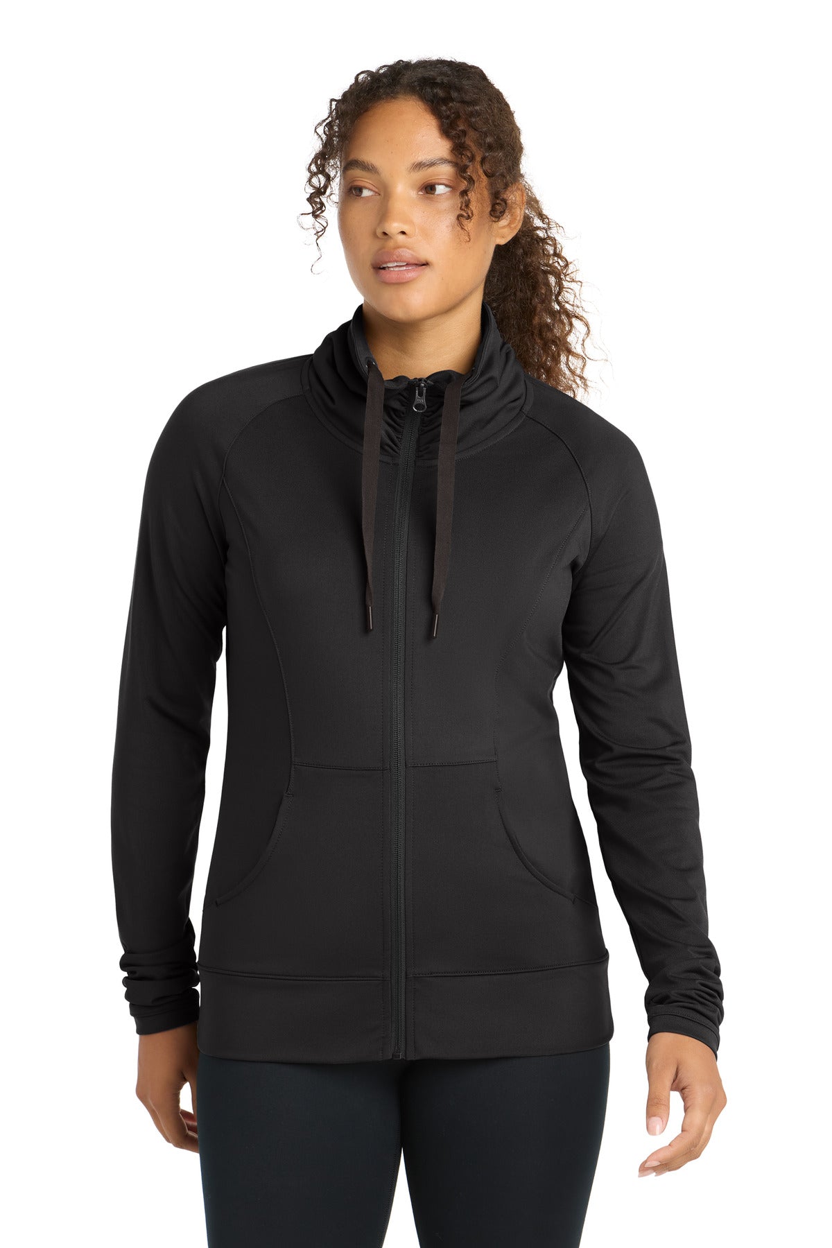 Sport-TekÂ® Women's Sport-WickÂ® Stretch Full-Zip Jacket. LST852