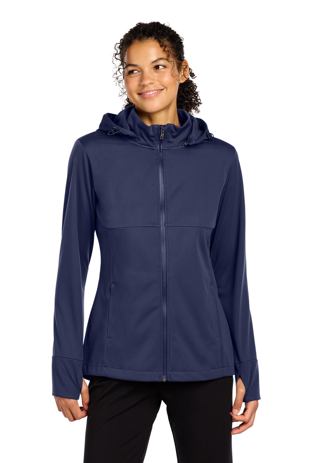 Sport-TekÂ® Women's Hooded Soft Shell Jacket LST980