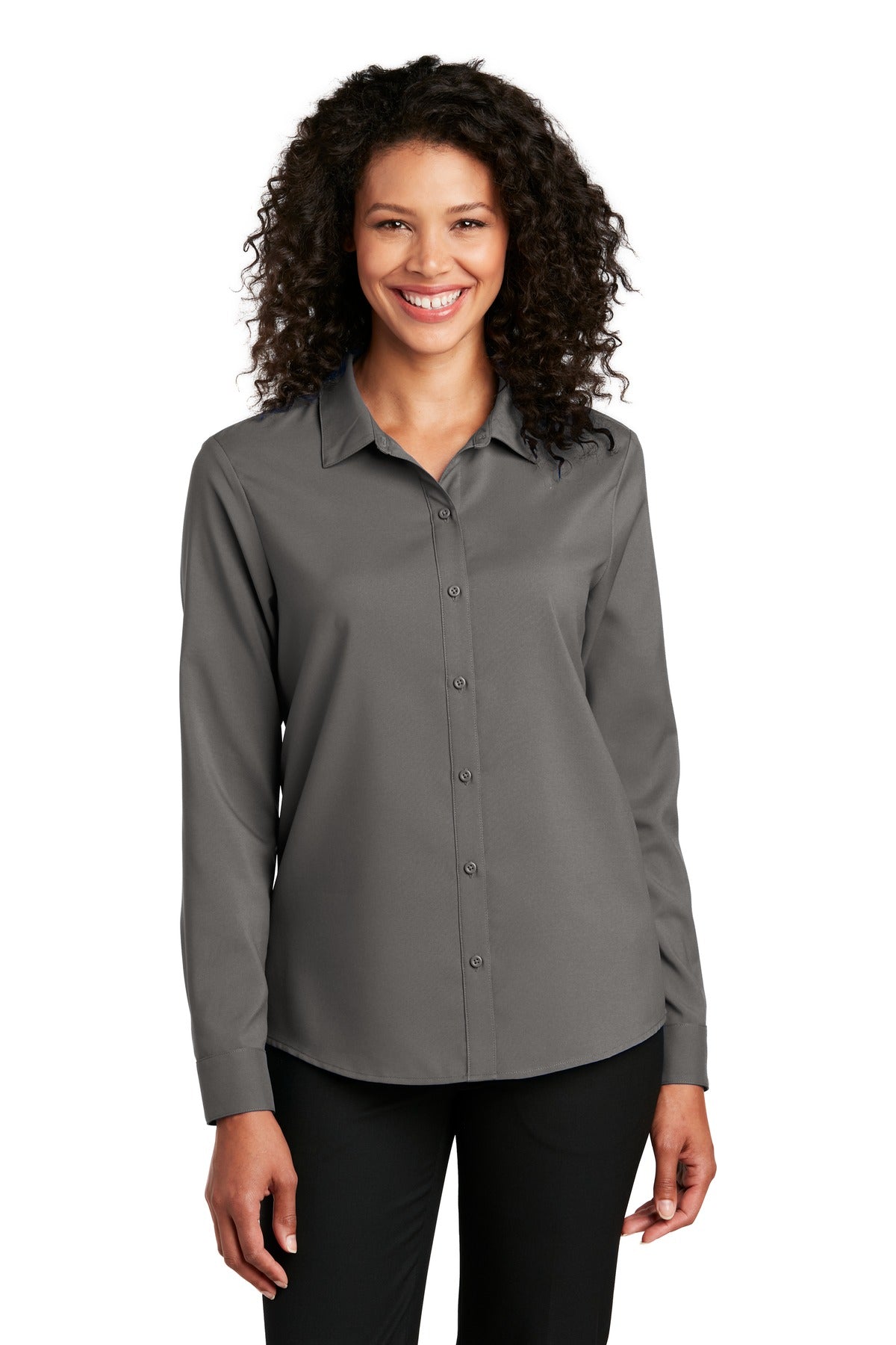 Port AuthorityÂ® Women's Long Sleeve Performance Staff Shirt LW401