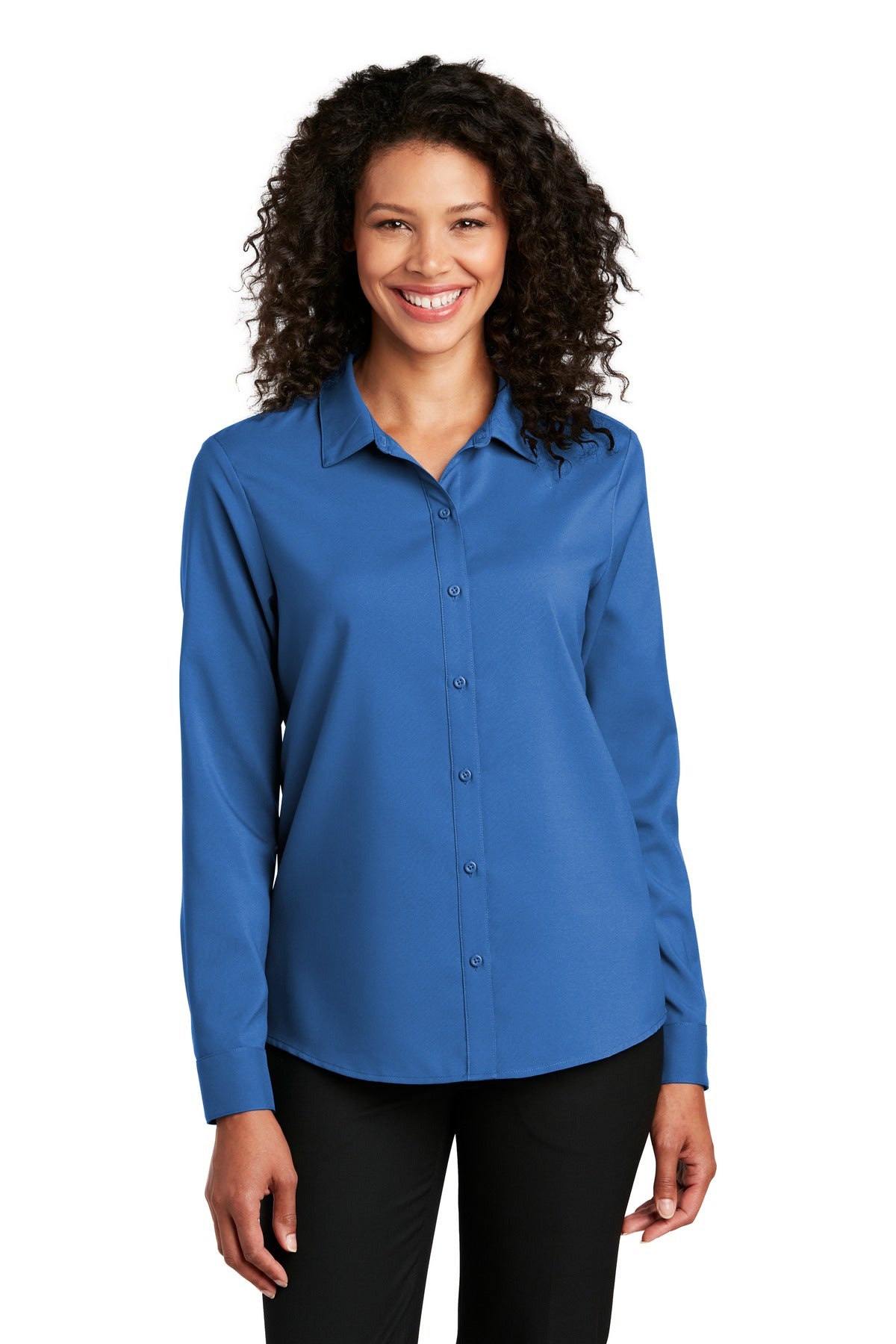 Port Authority? Women's Long Sleeve Performance Staff Shirt LW401