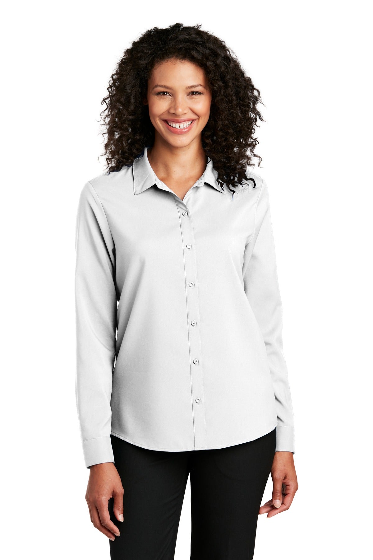 Port Authority? Women's Long Sleeve Performance Staff Shirt LW401