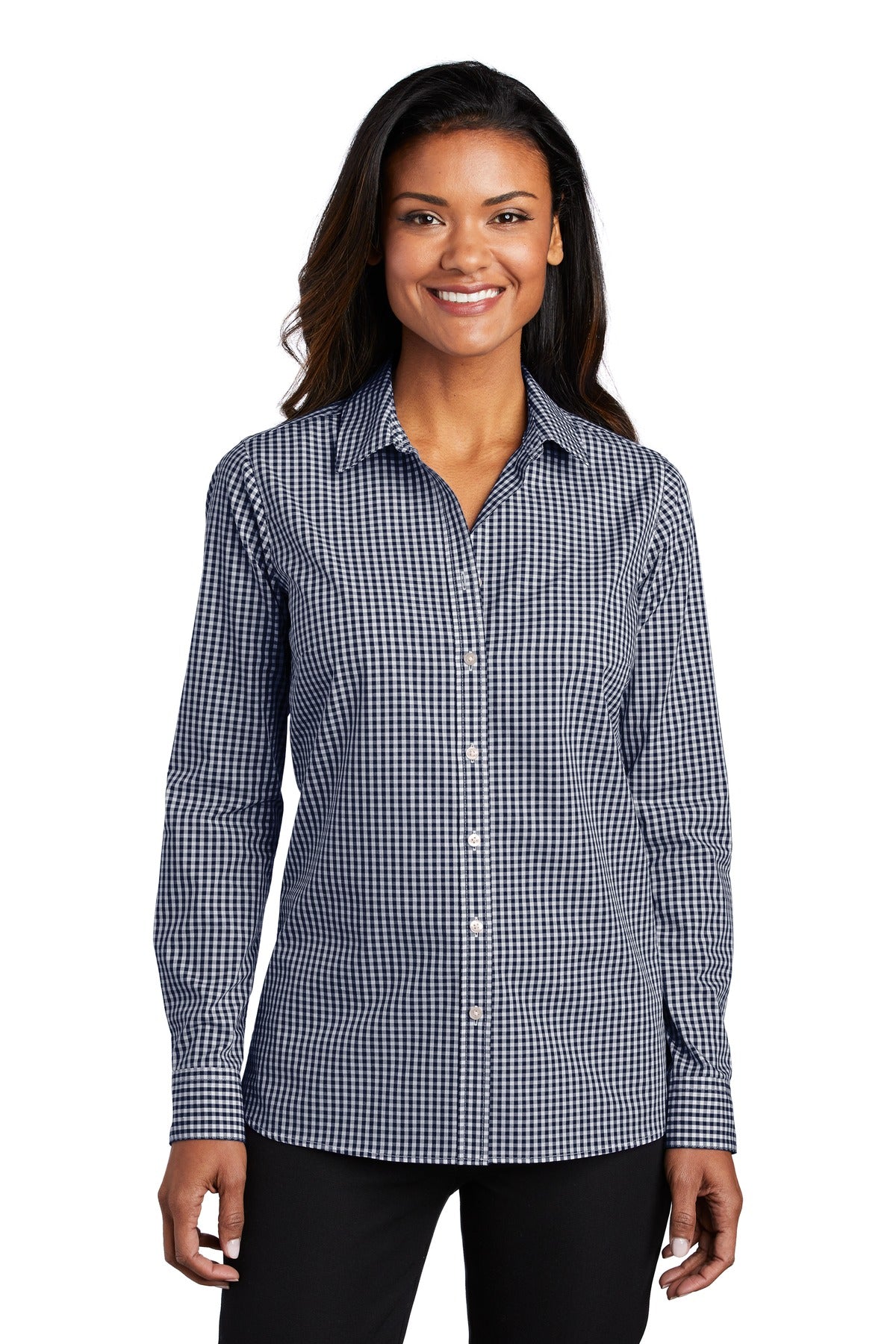 Port Authority ? Women's Broadcloth Gingham Easy Care Shirt LW644