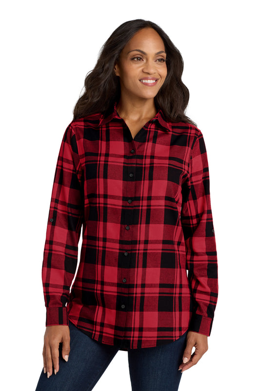 Port AuthorityÂ® Women's Plaid Flannel Tunic . LW668