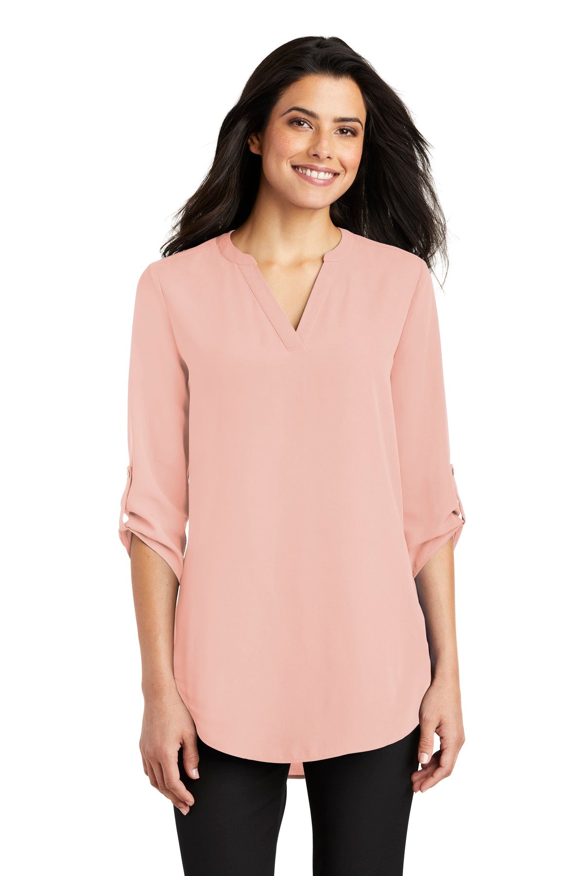 Port AuthorityÂ® Women's 3/4-Sleeve Tunic Blouse. LW701