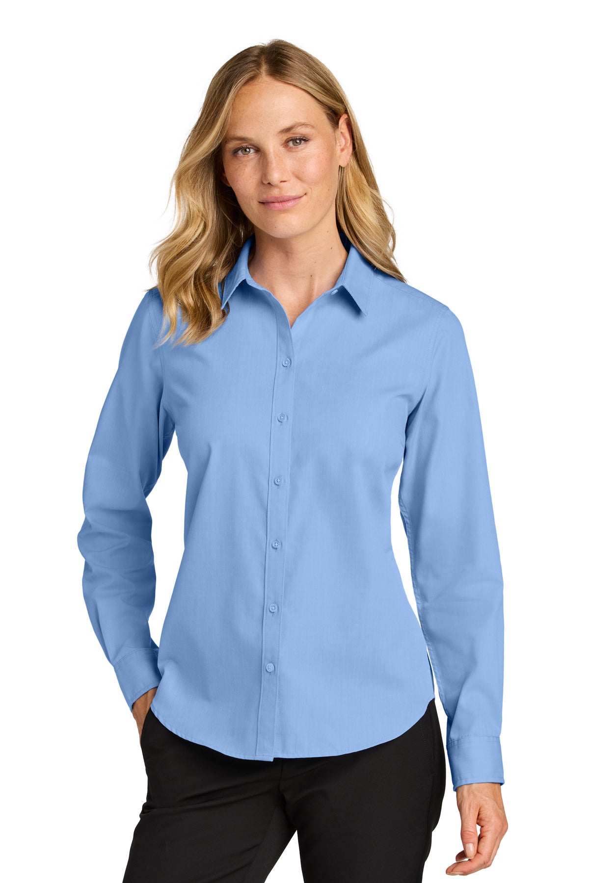 Port AuthorityÂ® Women's Long Sleeve Nailhead Easy Care Shirt LW816