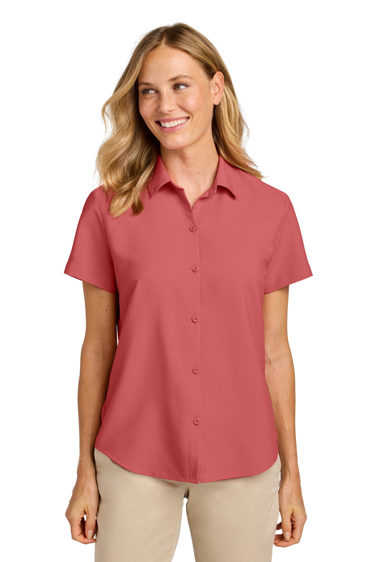 Port AuthorityÂ® Women's Short Sleeve UV Dockside Shirt LW963